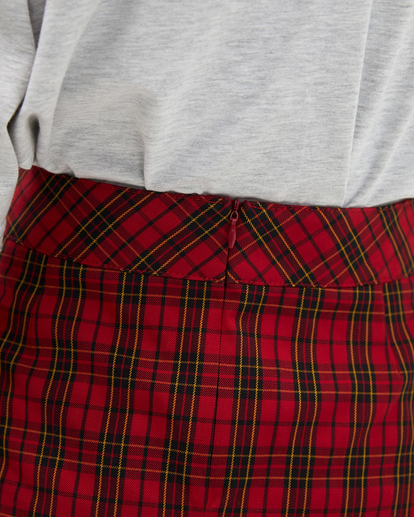 Юбка мини со складками