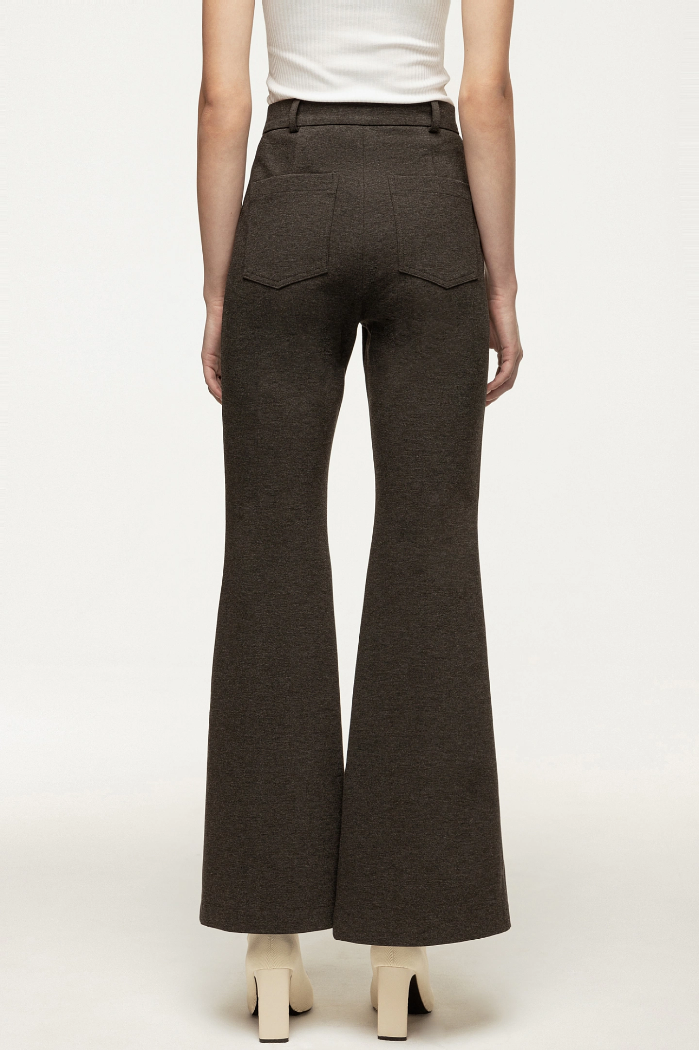 Брюки клёш со шлицами