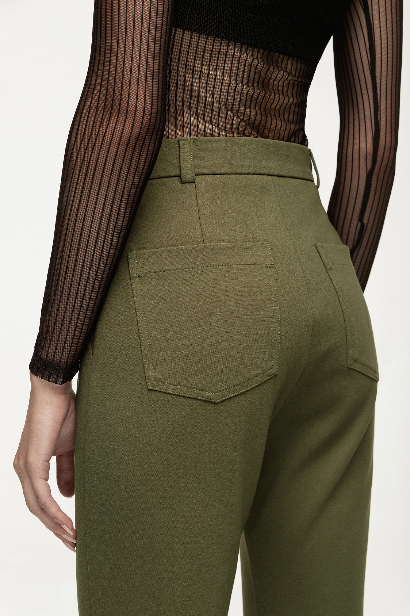 Брюки клёш со шлицами