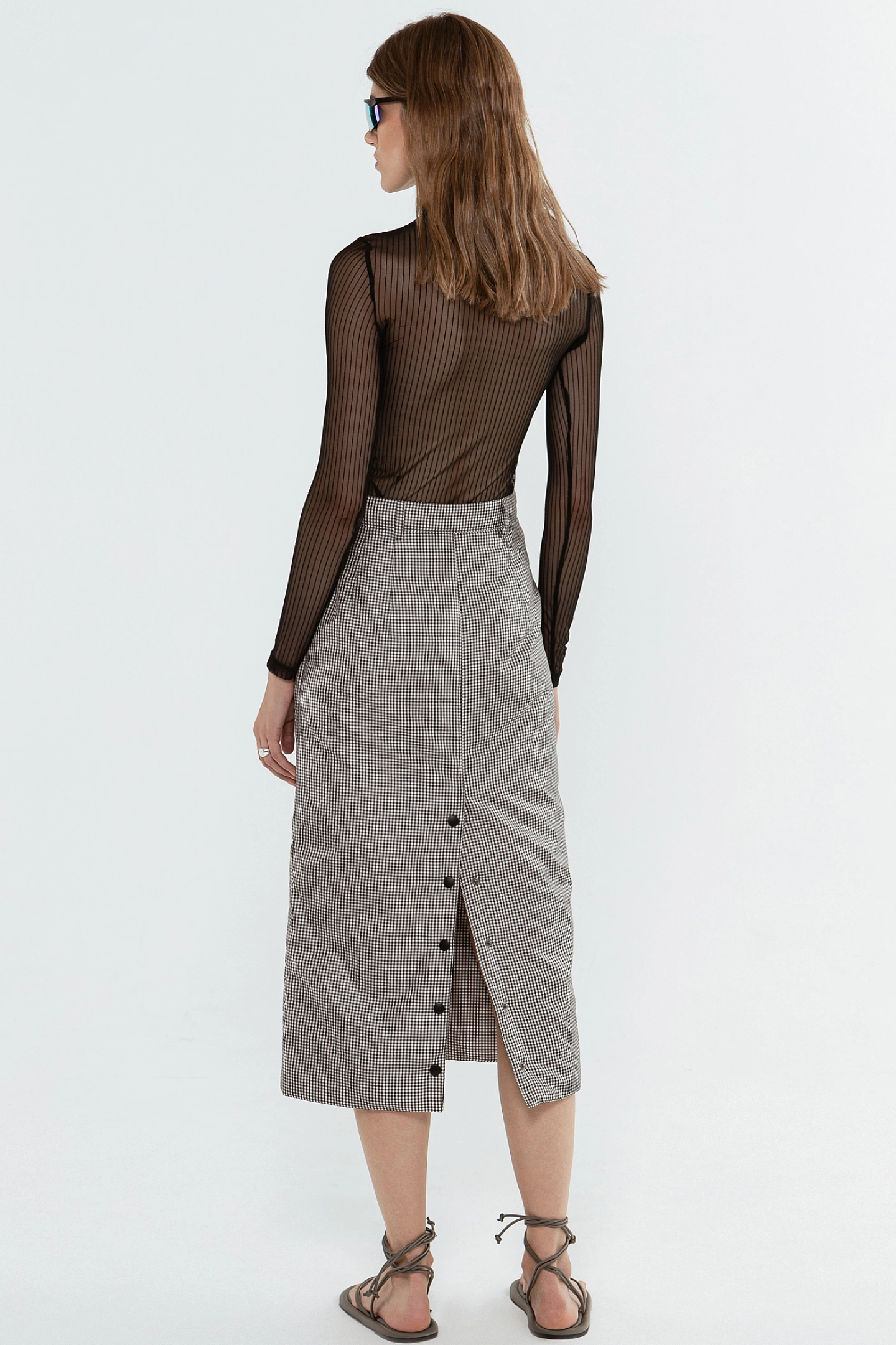 Куртка - авиатор и юбка прямая утеплённая