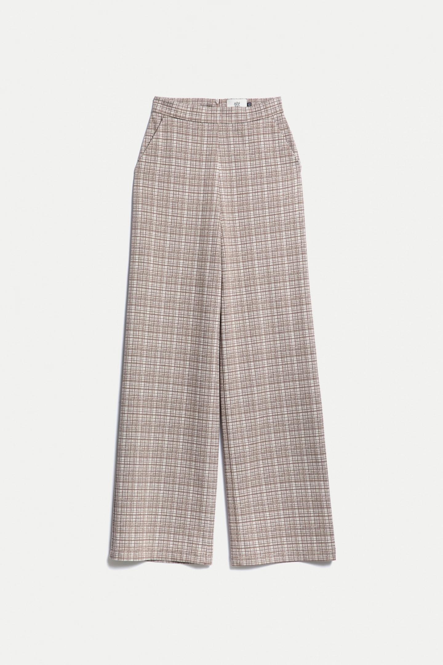 Свитшот с воротником апаш и брюки с застёжкой сзади