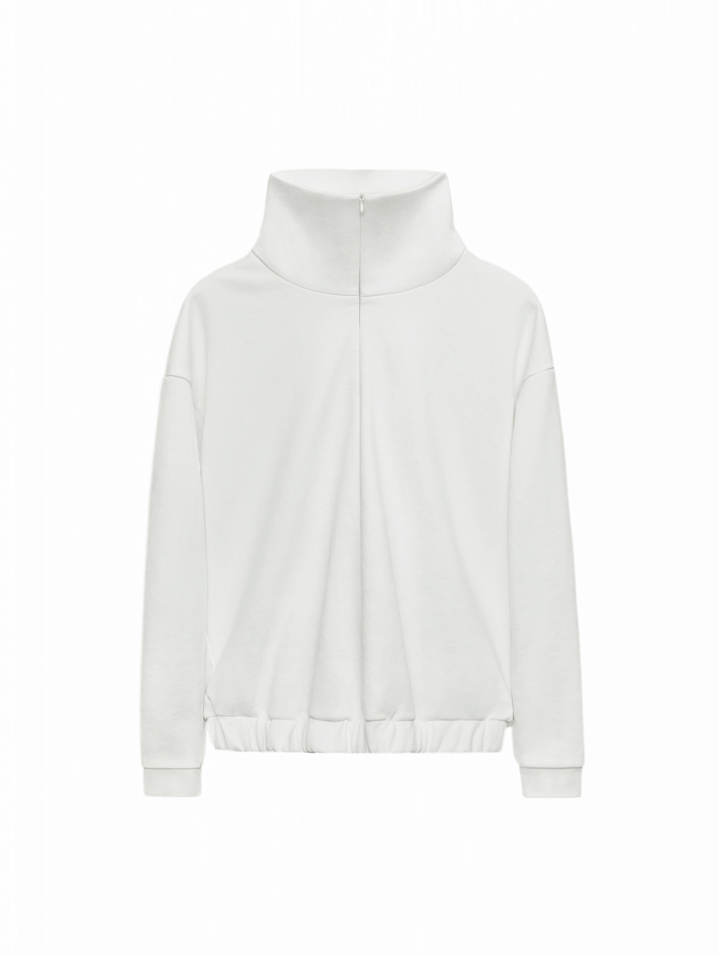 Свитшот с воротником апаш