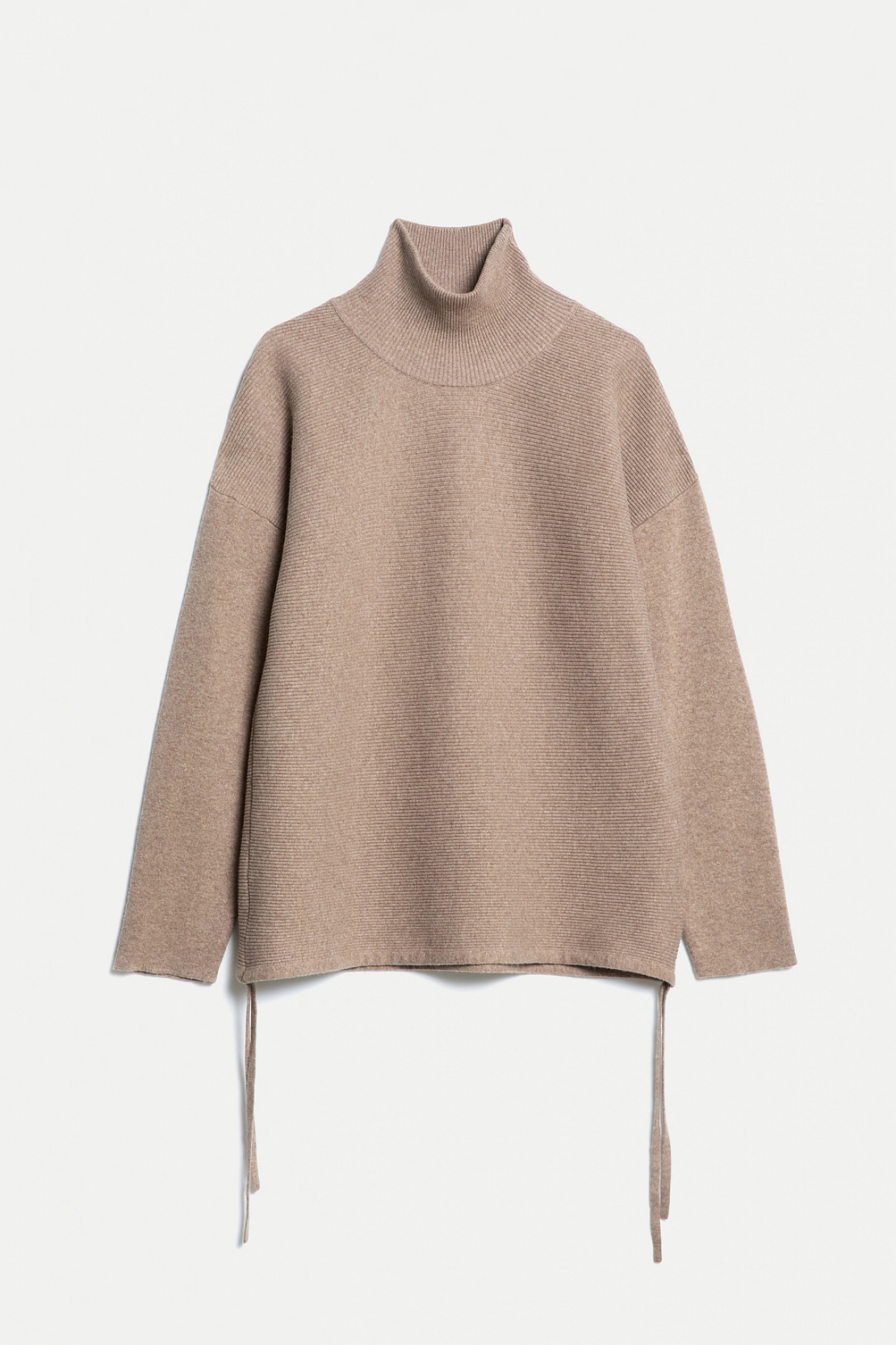 Ribbed knit sweater