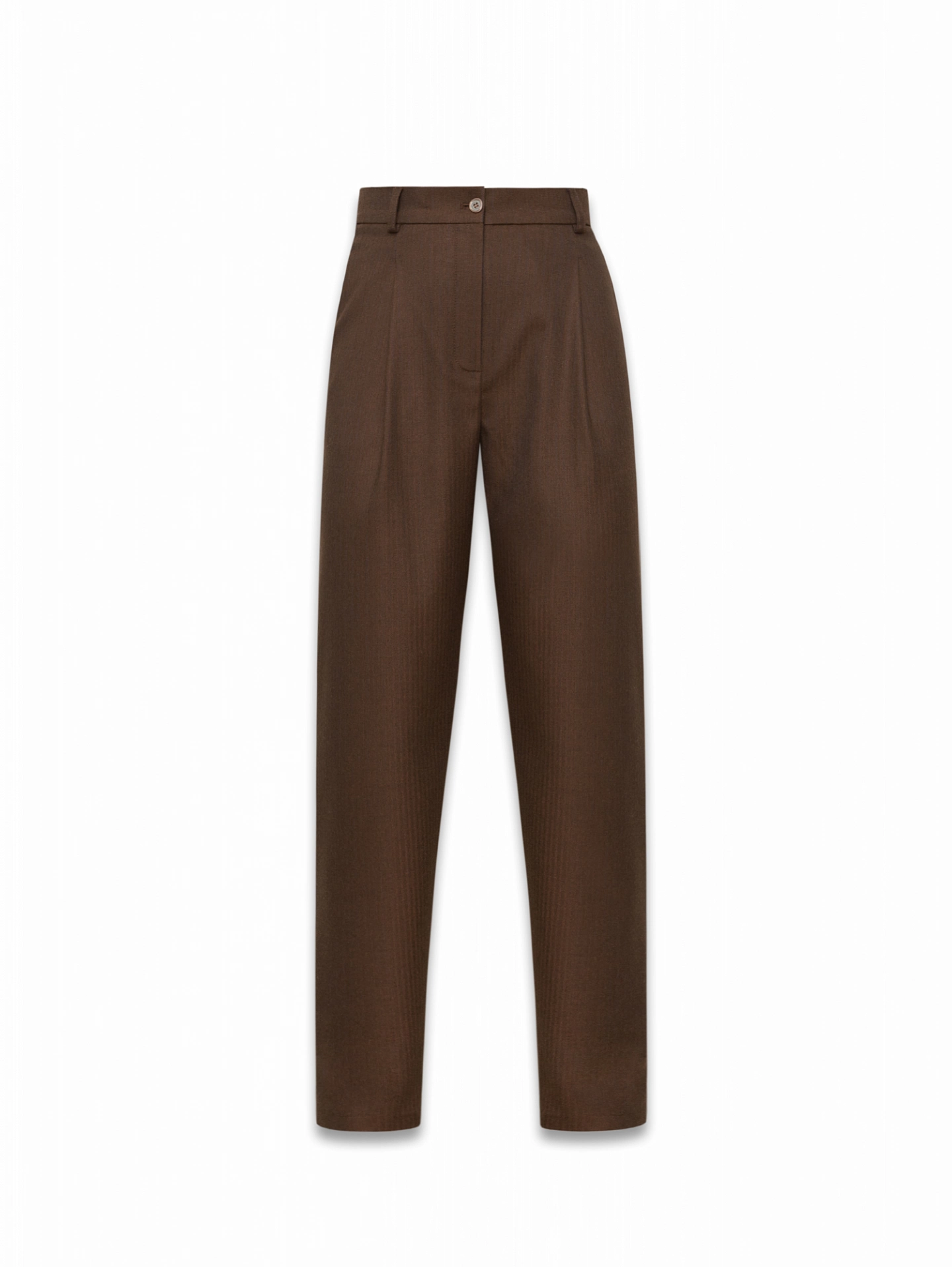 Жакет однобортный свободной формы и брюки с защипами