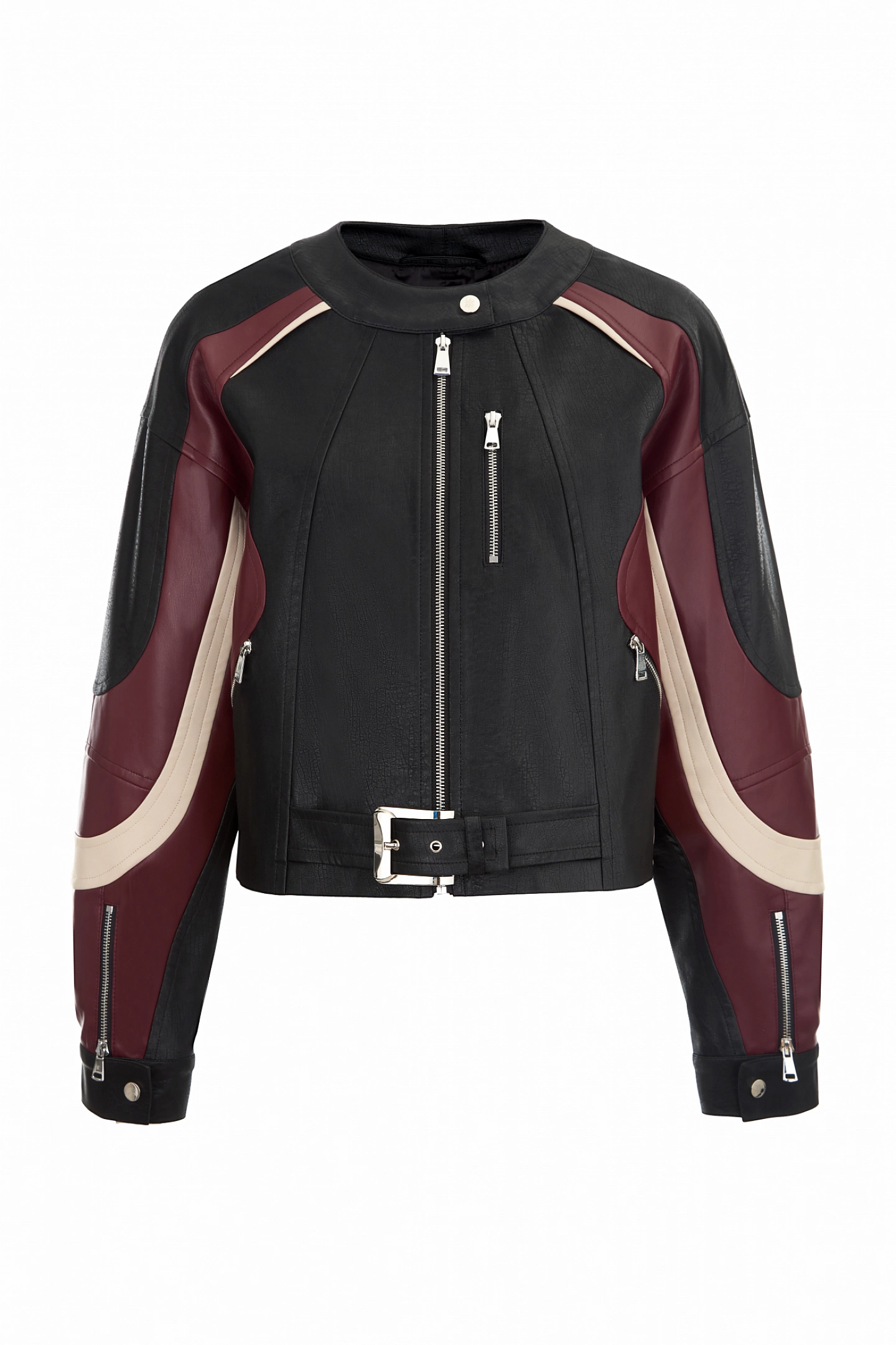Bike jacket made of eco-leather