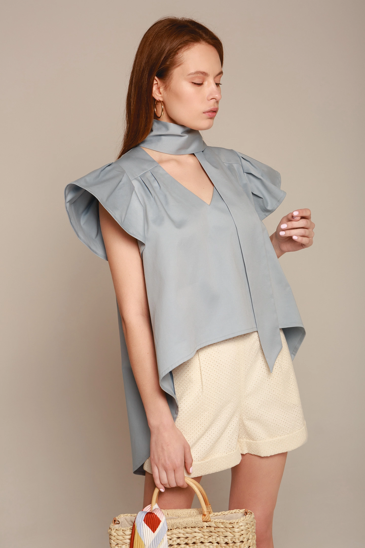 Блуза с крылышками