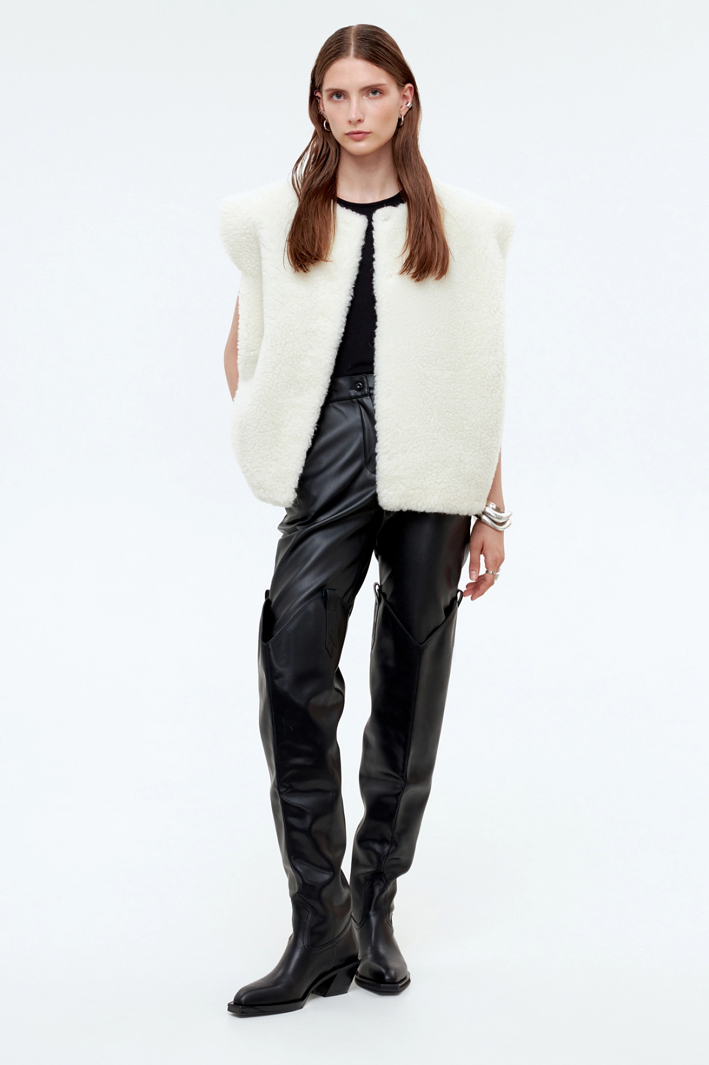 Жилет из овчины