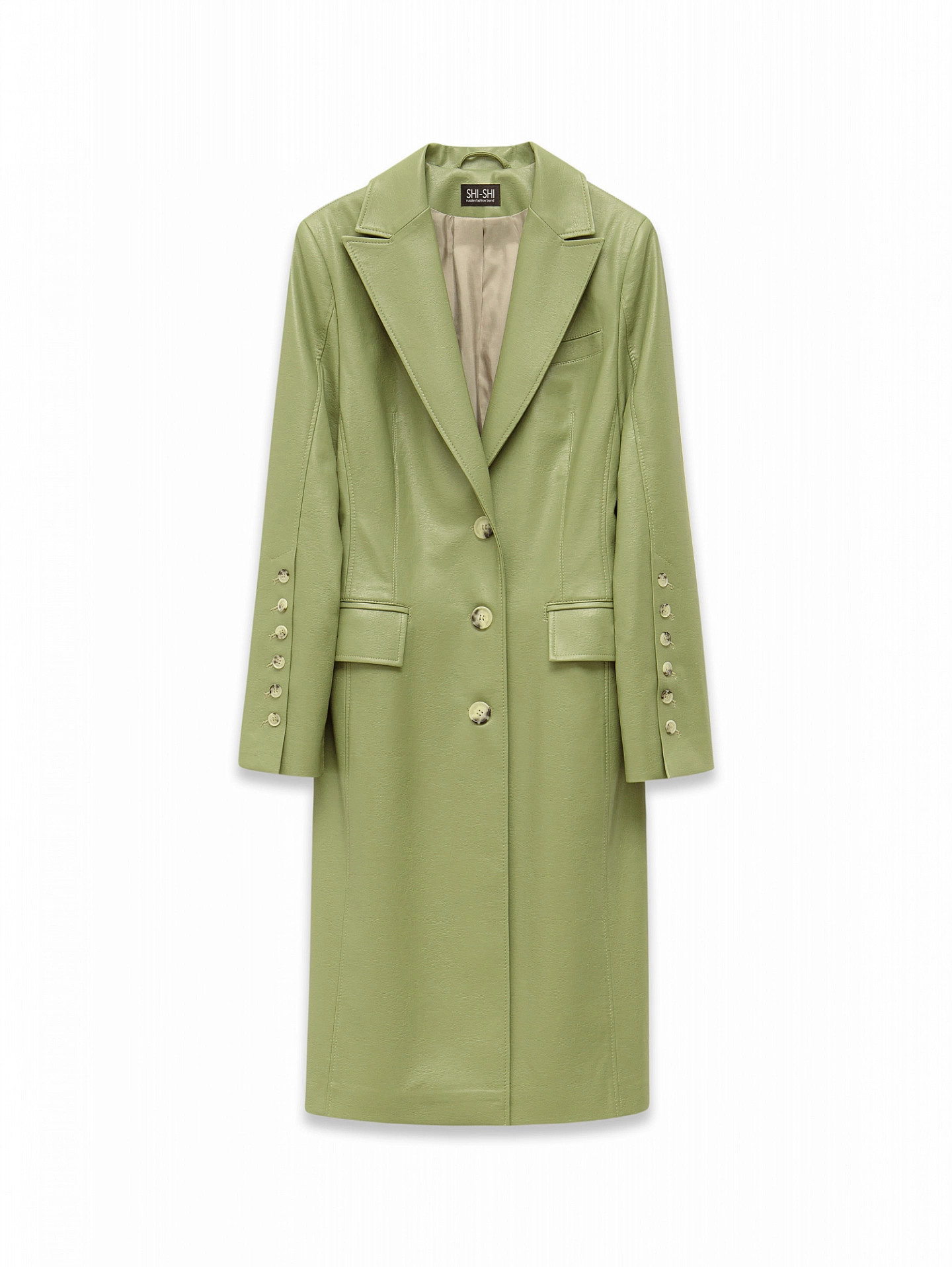 Жакет - тренч из эко-кожи