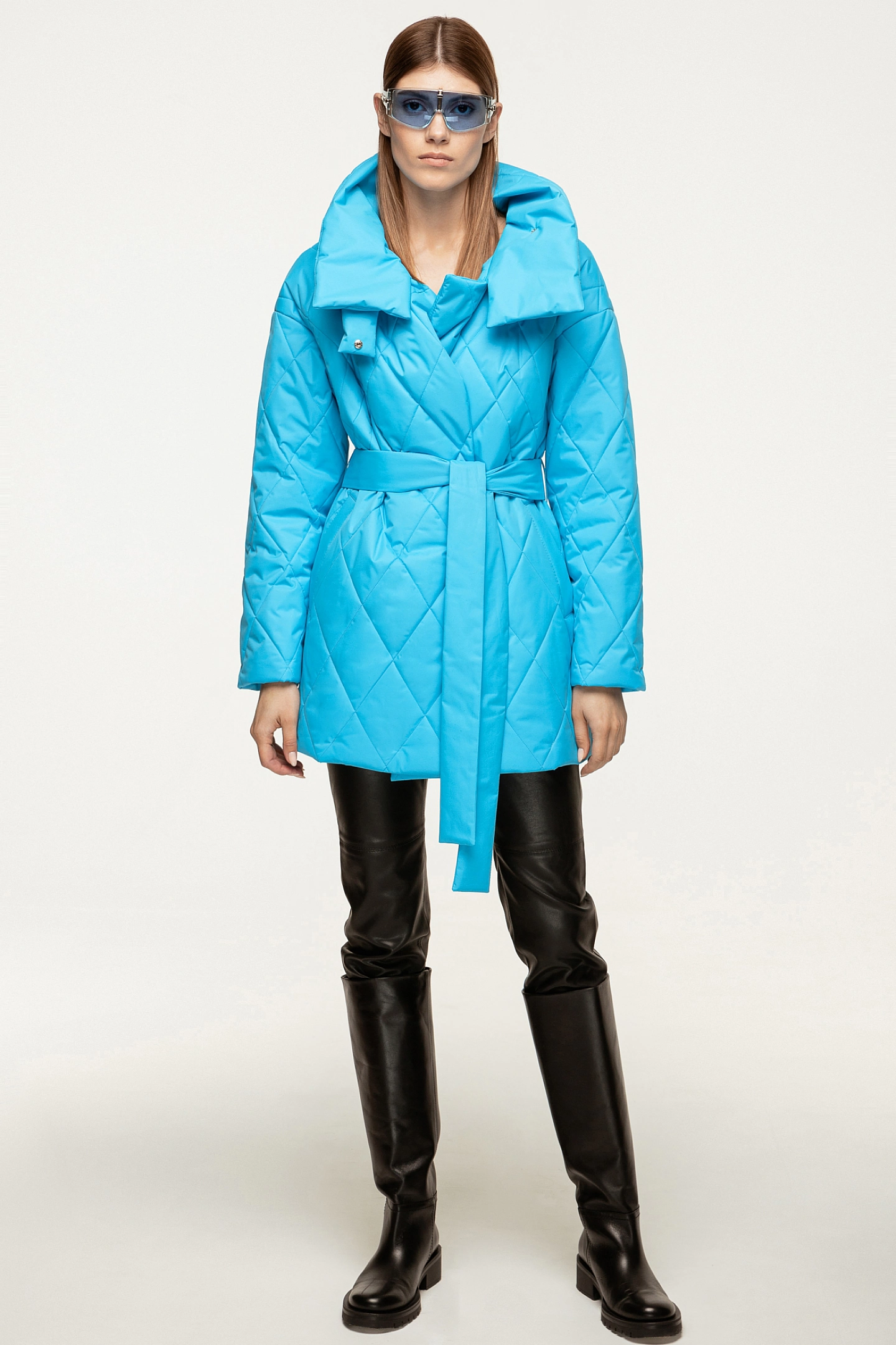 Куртка стеганая со стойкой