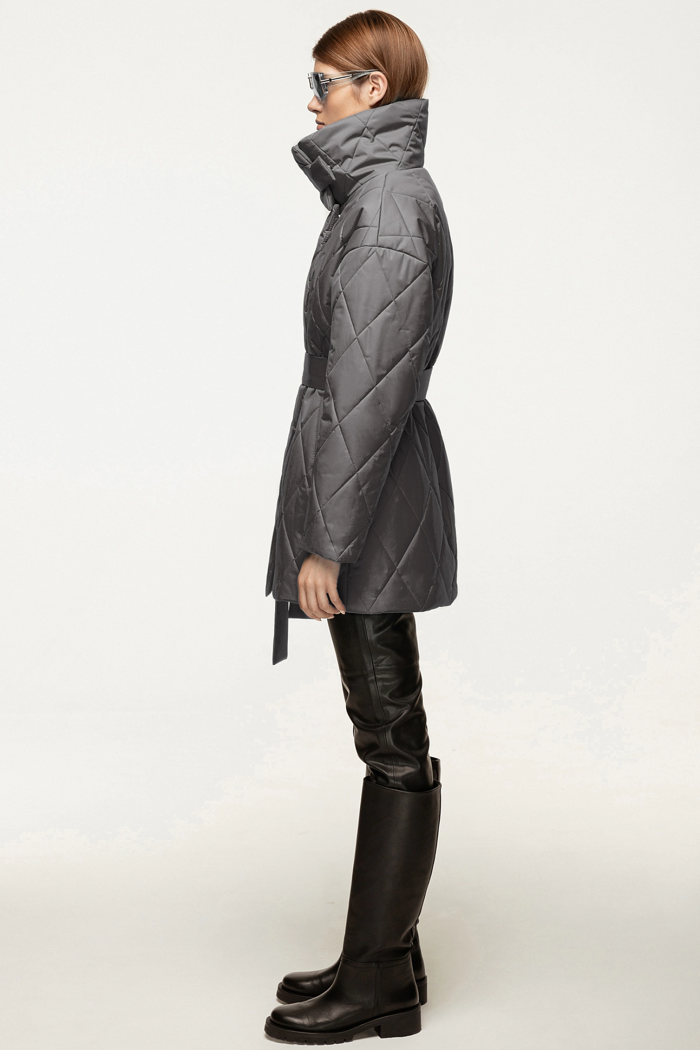 Куртка стеганая со стойкой