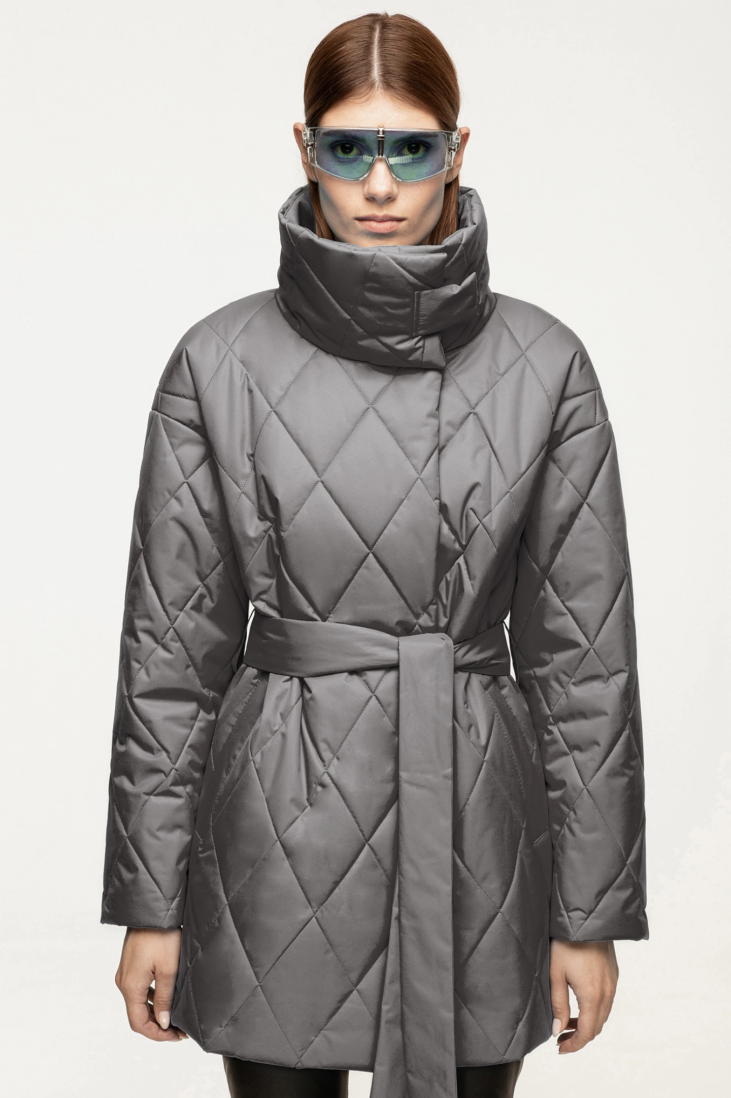 Куртка стеганая со стойкой