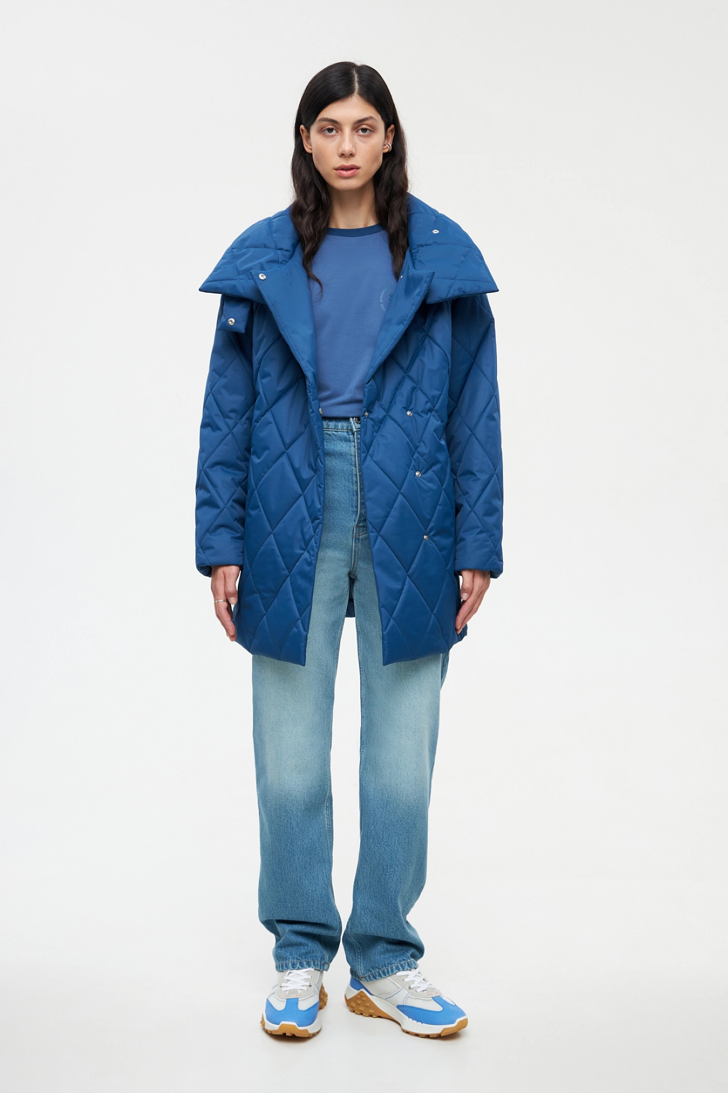 Куртка стеганая со стойкой