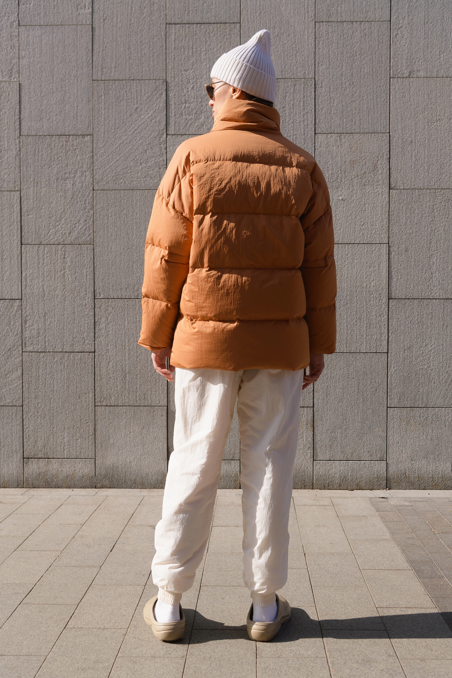 Шапка с резинкой и шарф