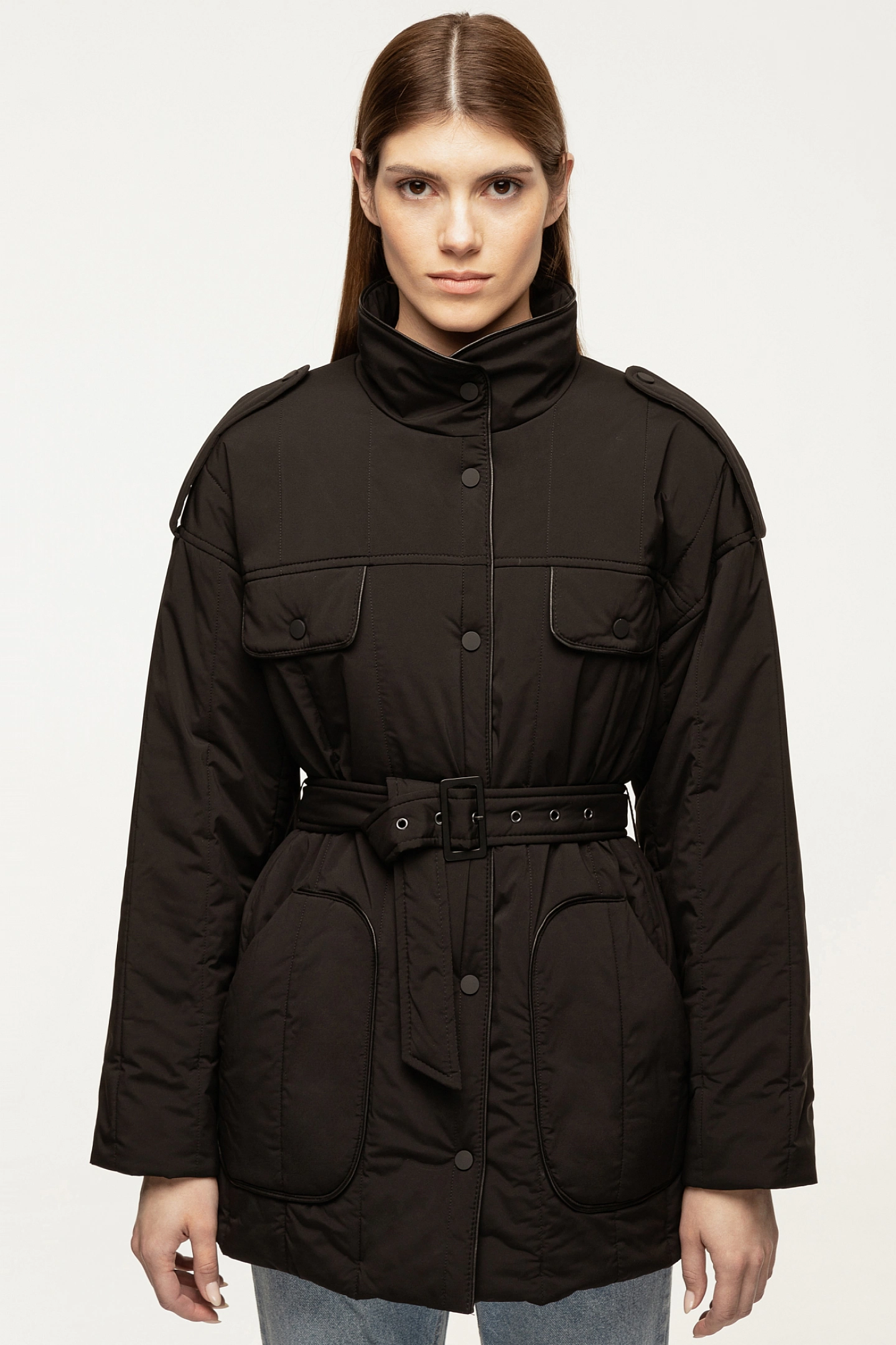 Куртка стёганая с кантами