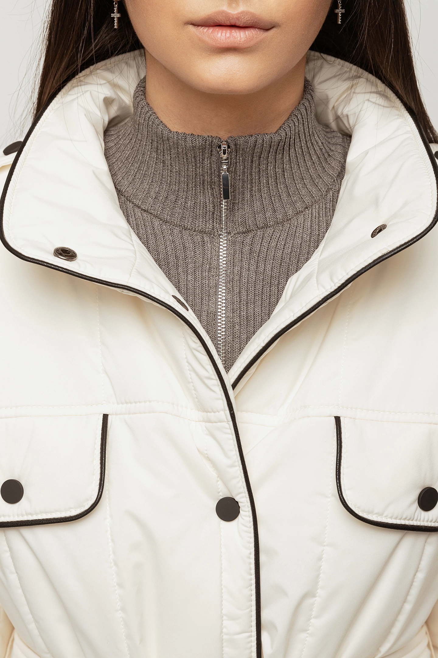 Куртка стёганая с кантами