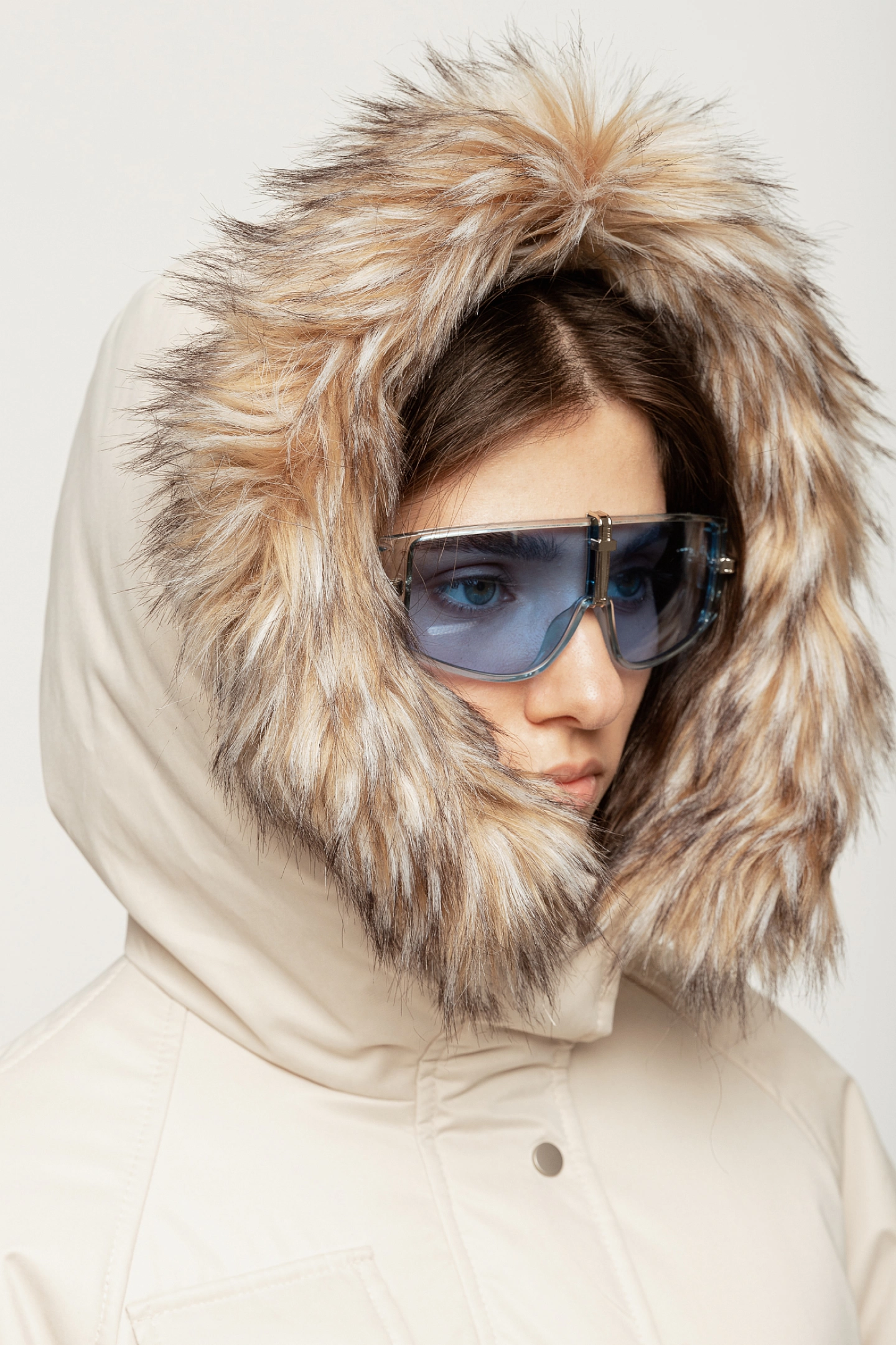 Парка с меховой отделкой