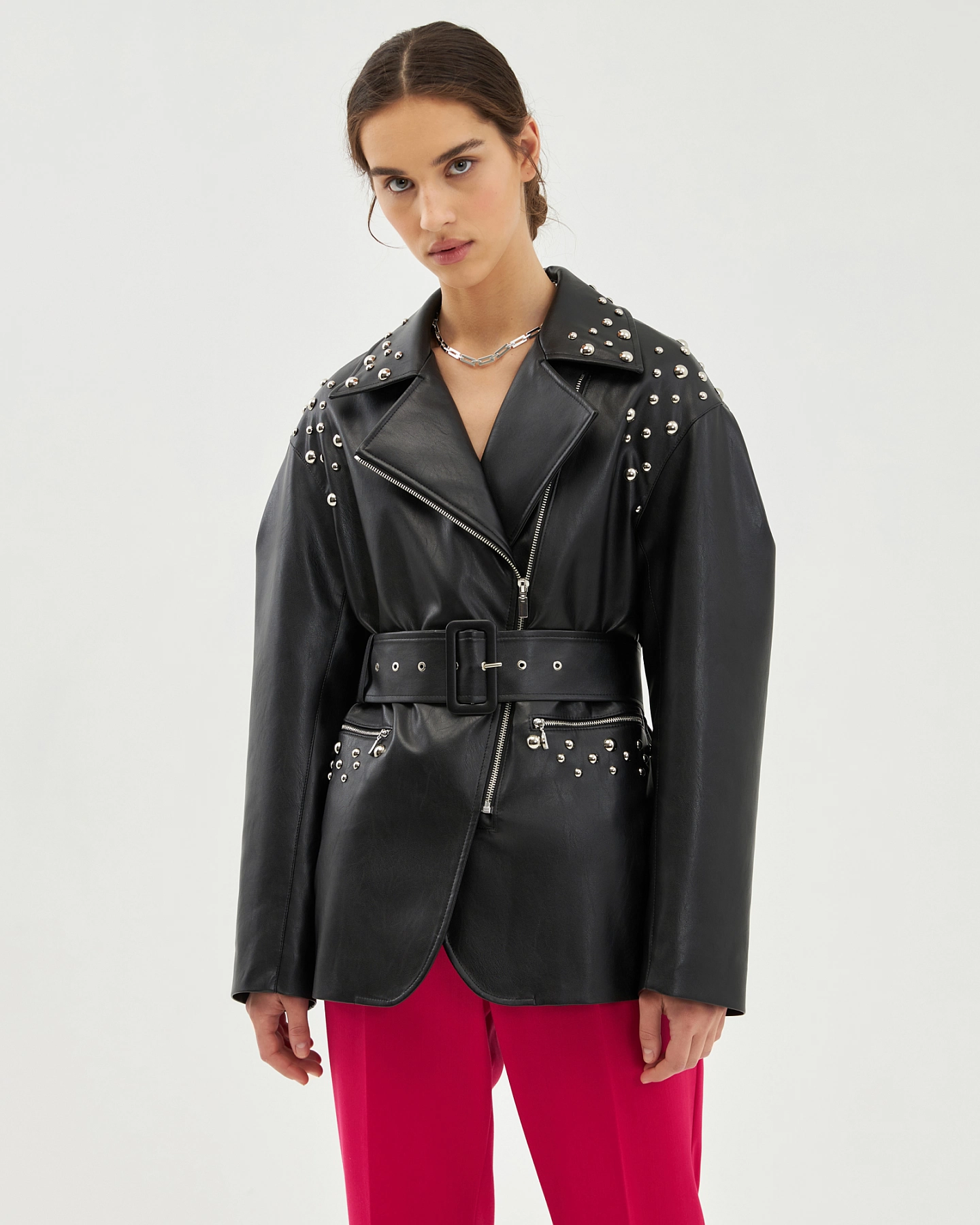 Куртка утеплённая с клёпками