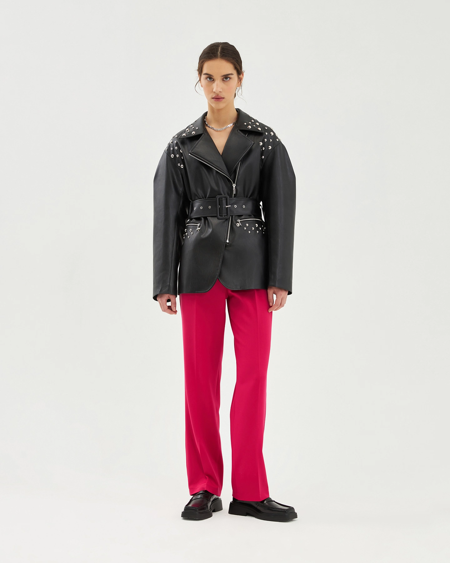 Куртка утеплённая с клёпками