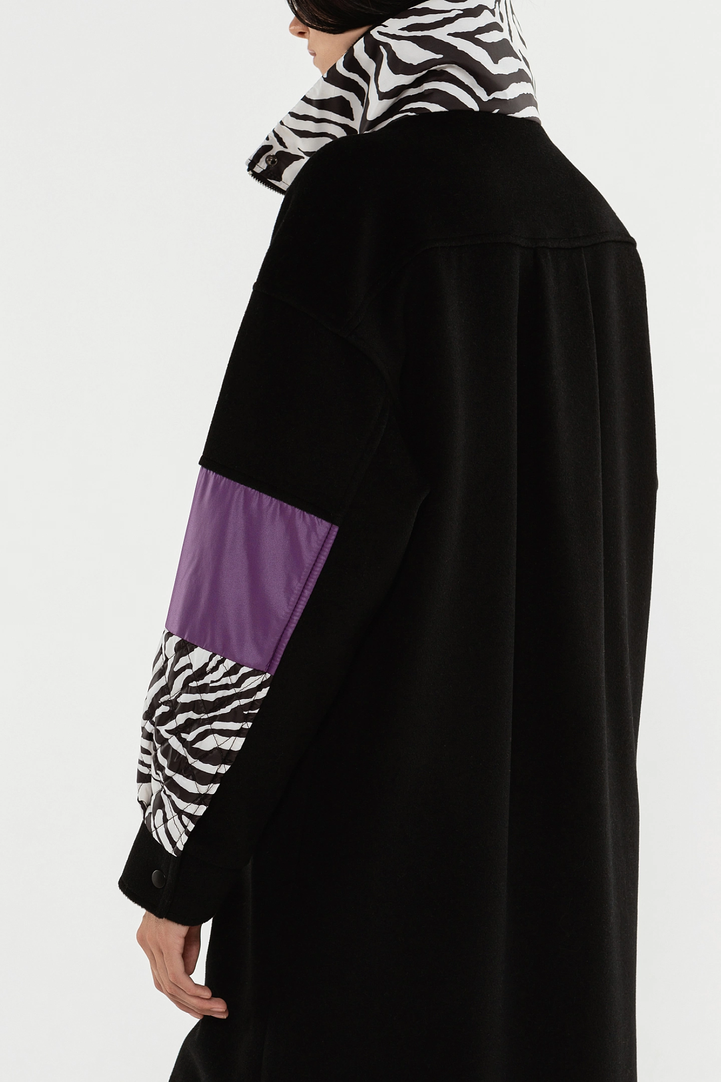 Пальто - рубашка с отделкой