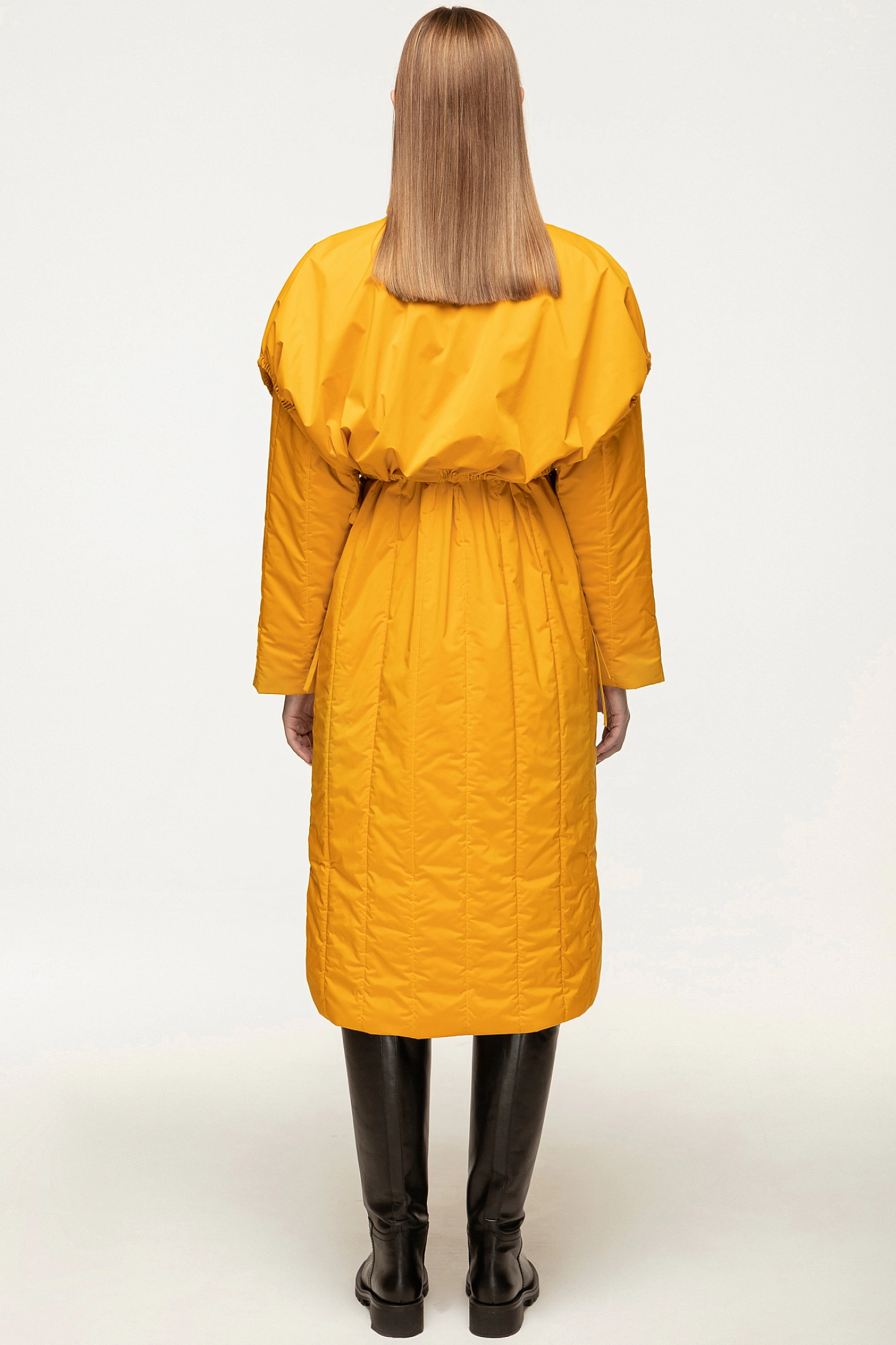 Пальто стёганое с жилетом