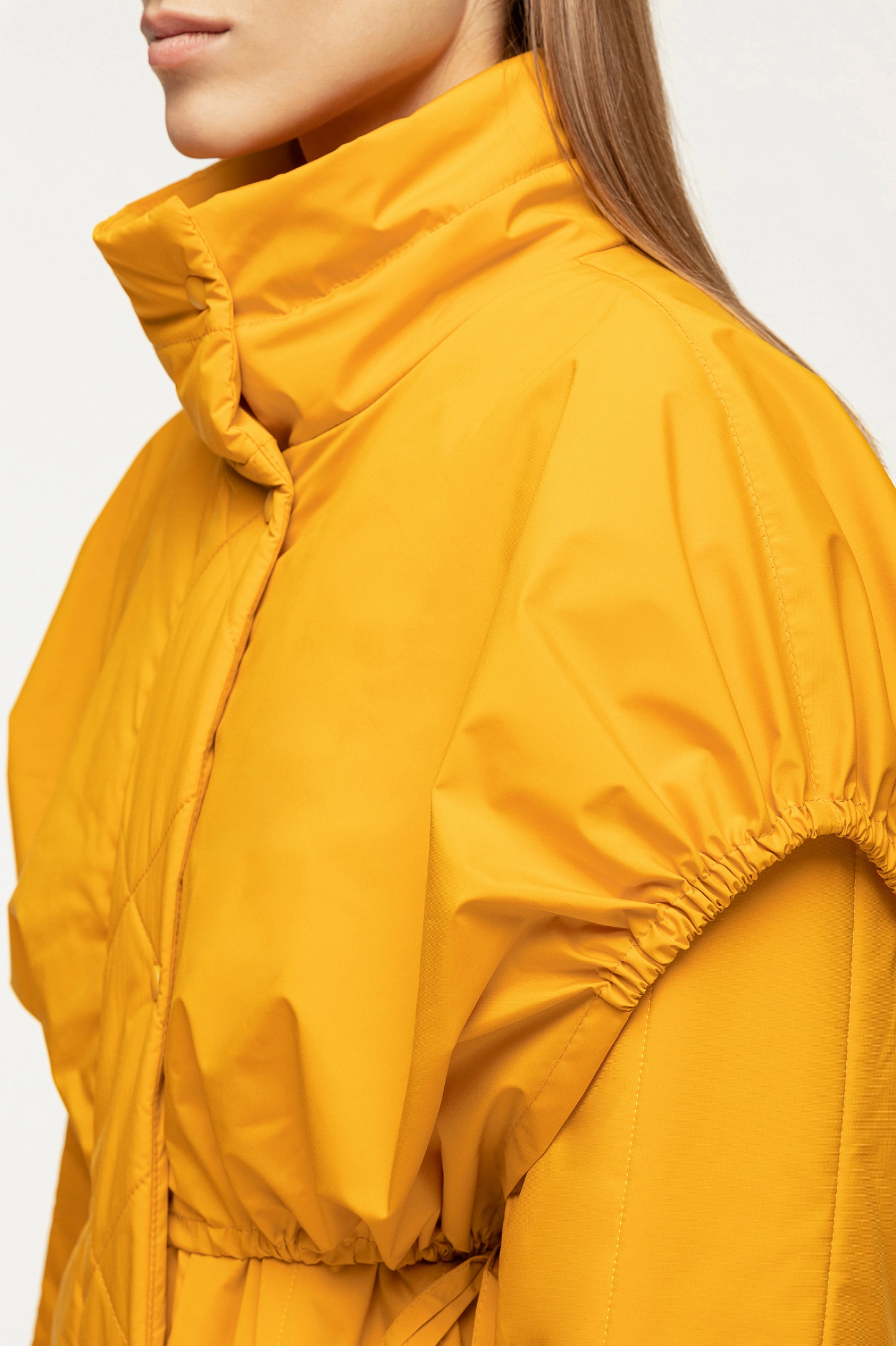 Пальто стёганое с жилетом