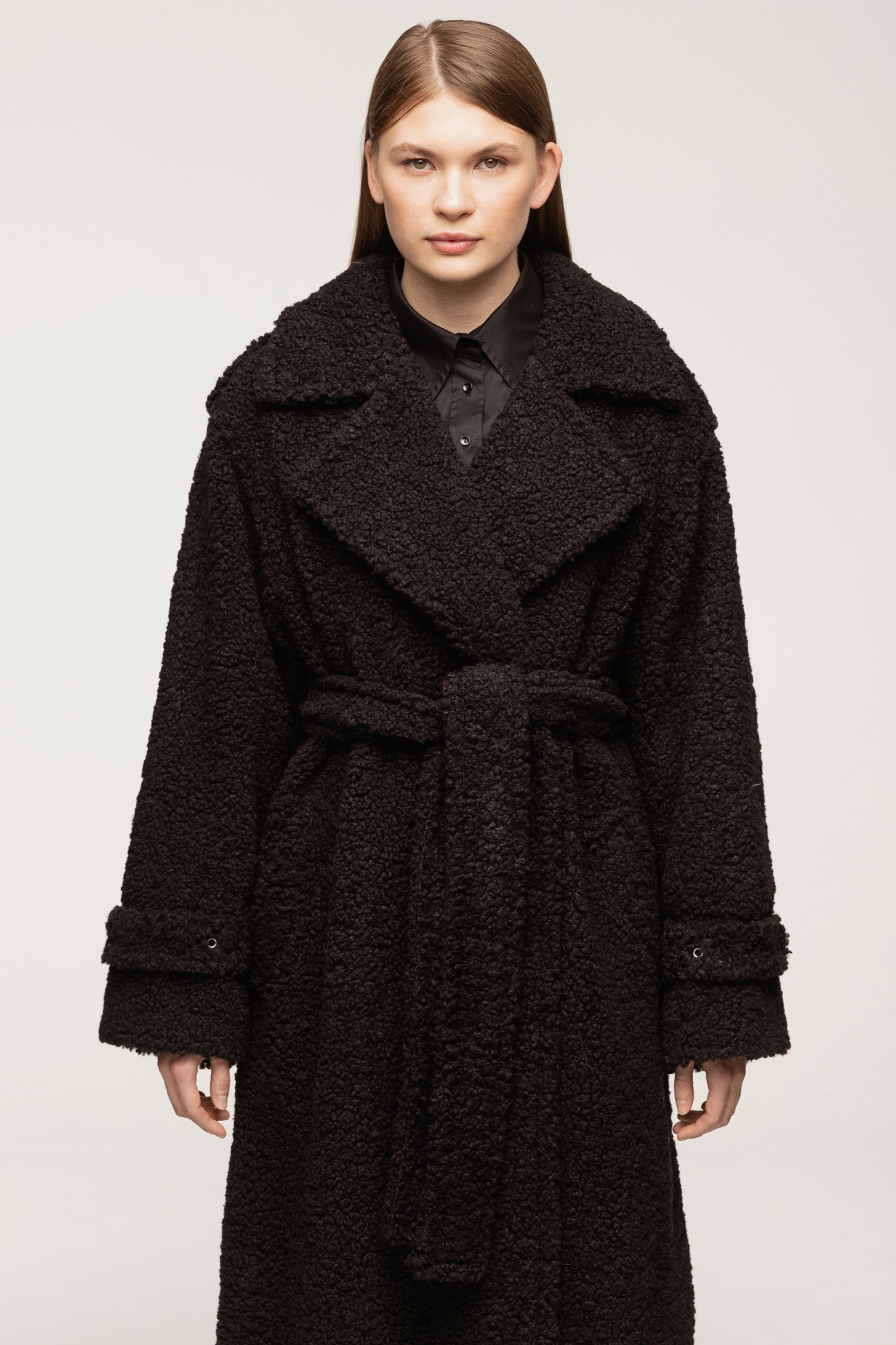 Eco - fur trench coat — SHI-SHI