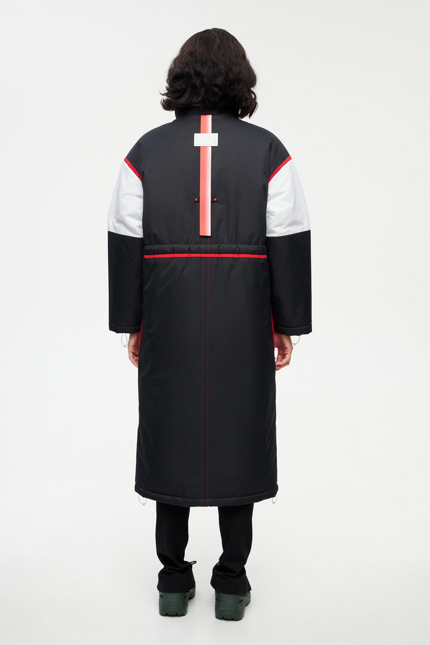 Пальто утеплённое комбинированное