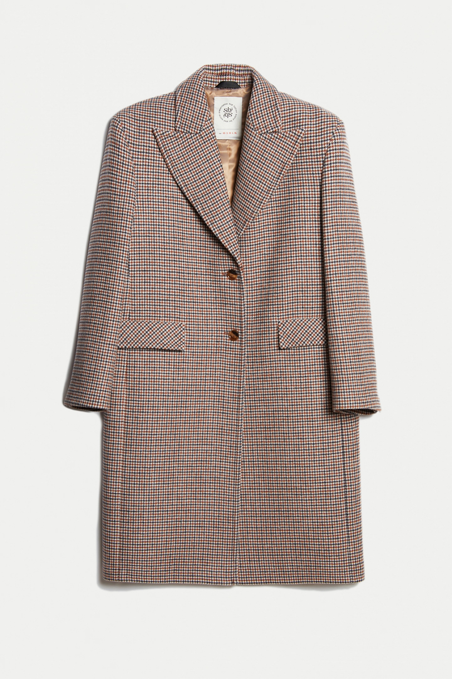 Men's cut oversize coat