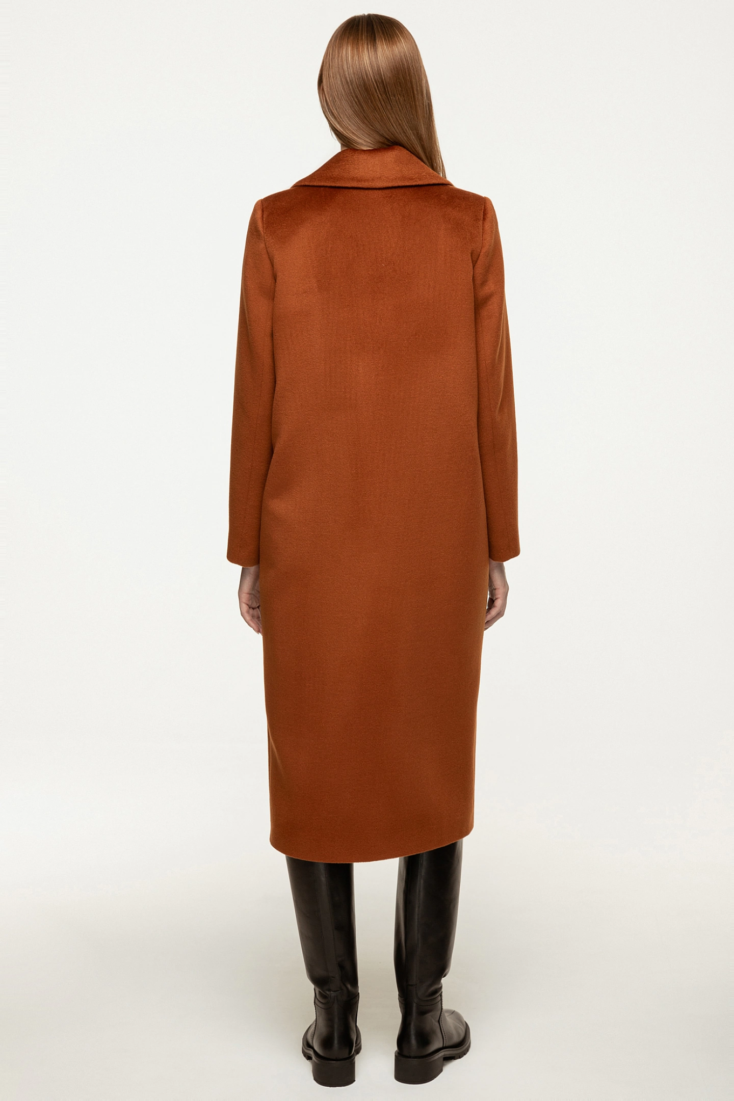 Пальто - халат с втачным рукавом