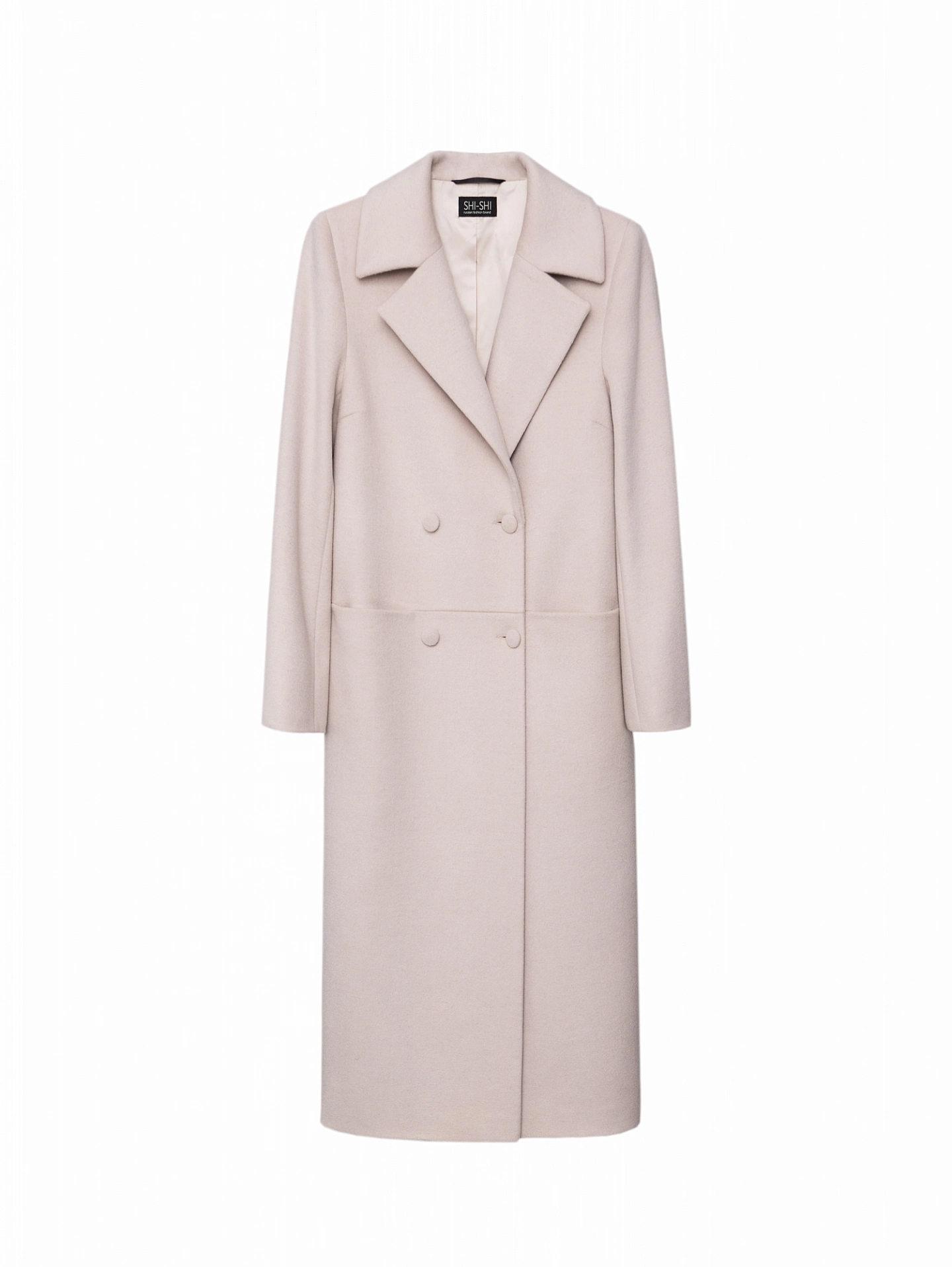 Пальто - халат с втачным рукавом