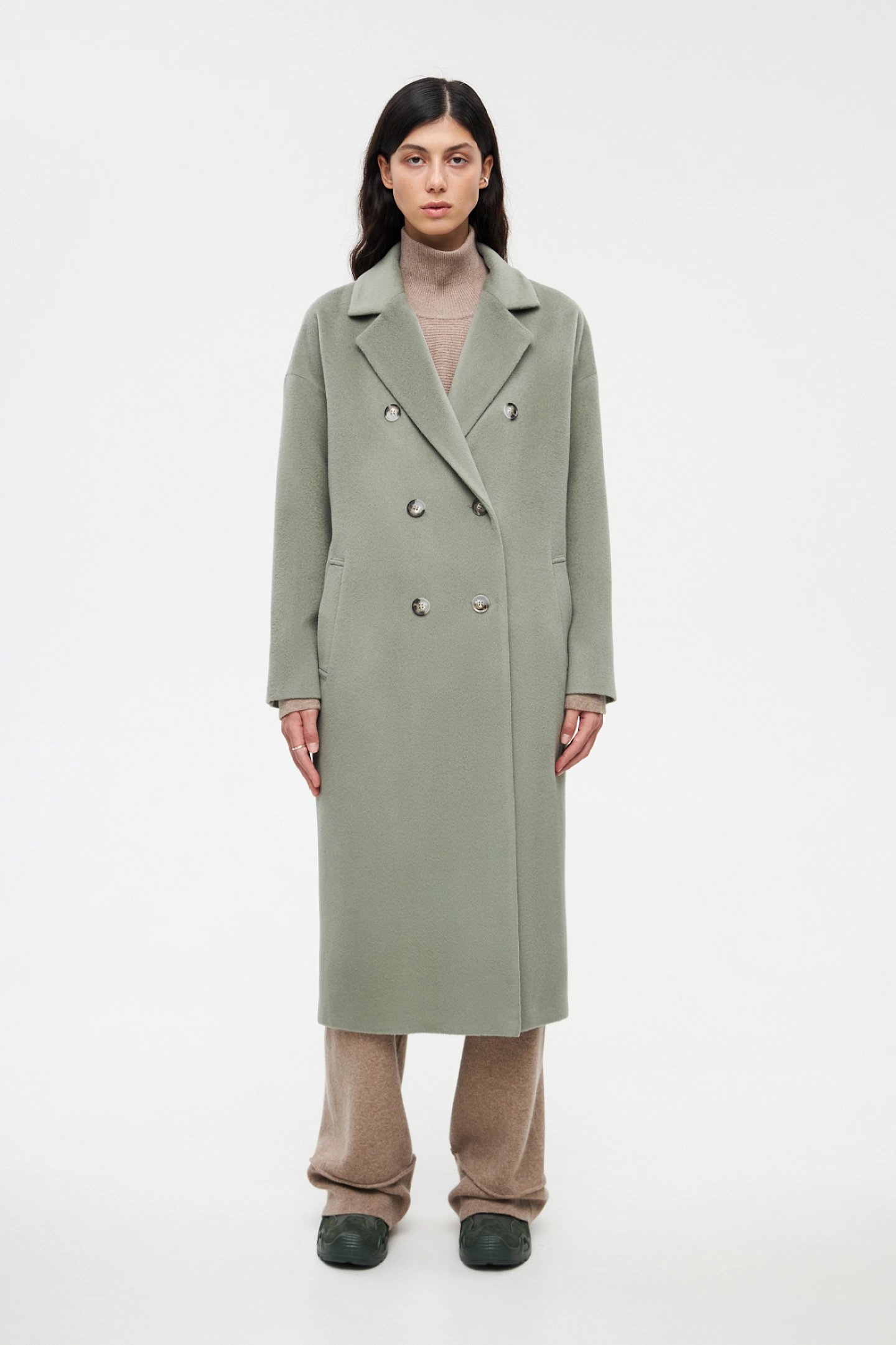 Double-breasted coat