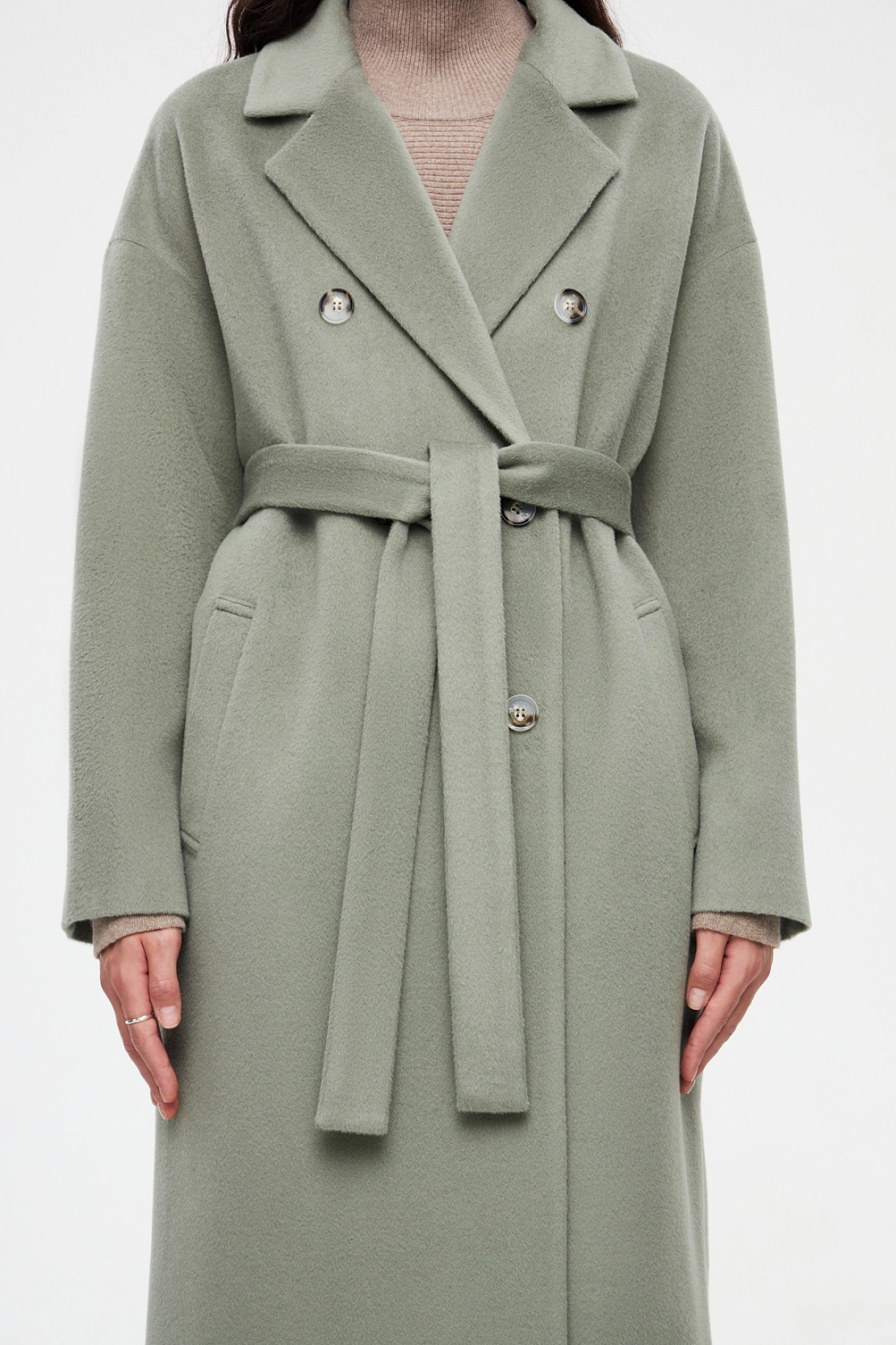 Double-breasted coat