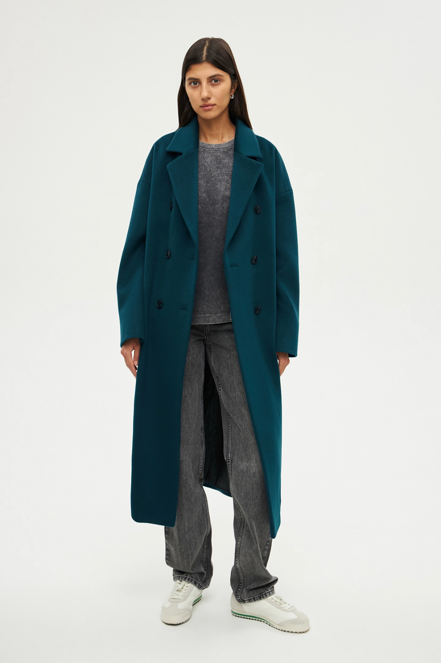 Double-breasted coat