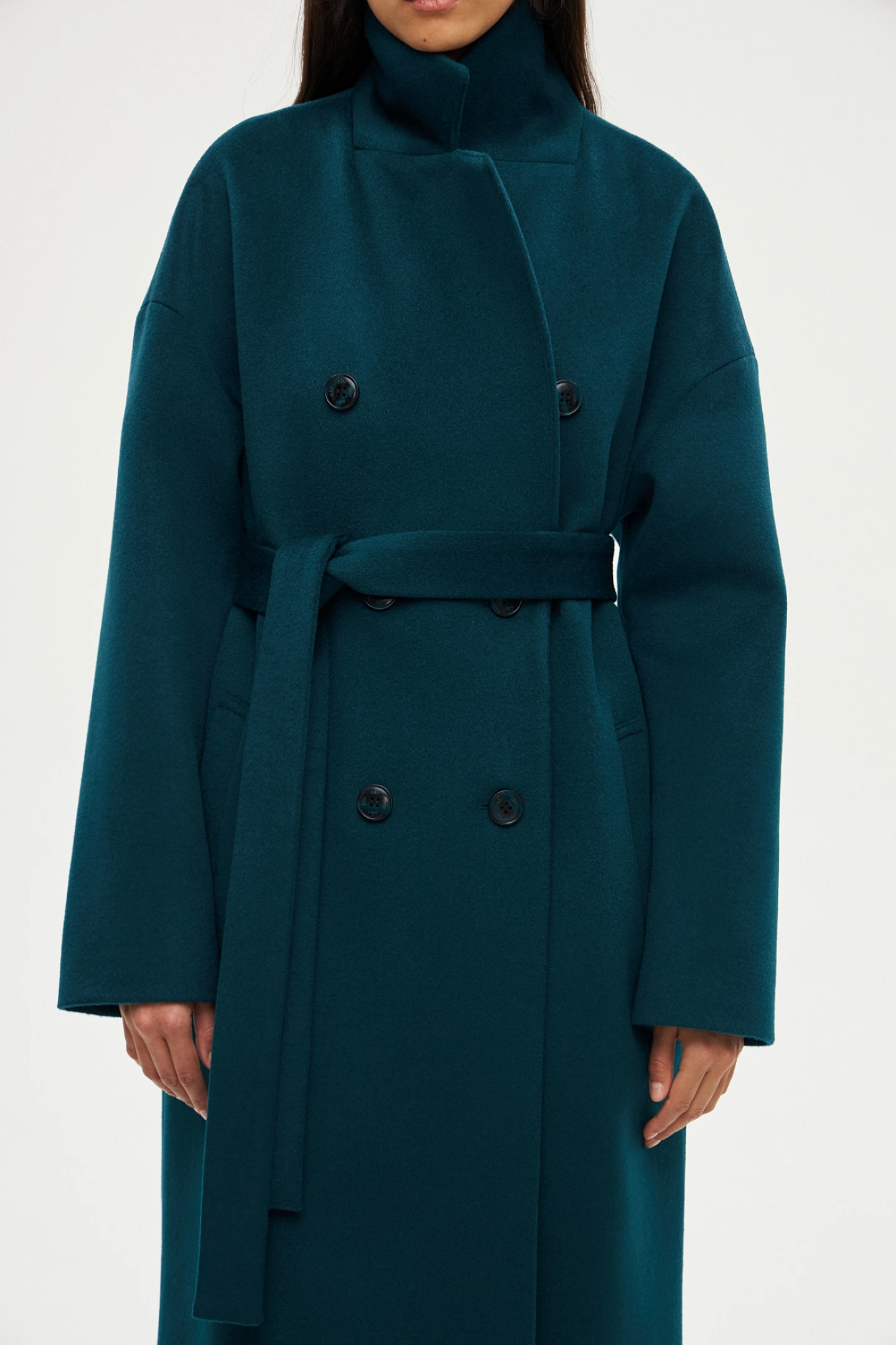 Double-breasted coat