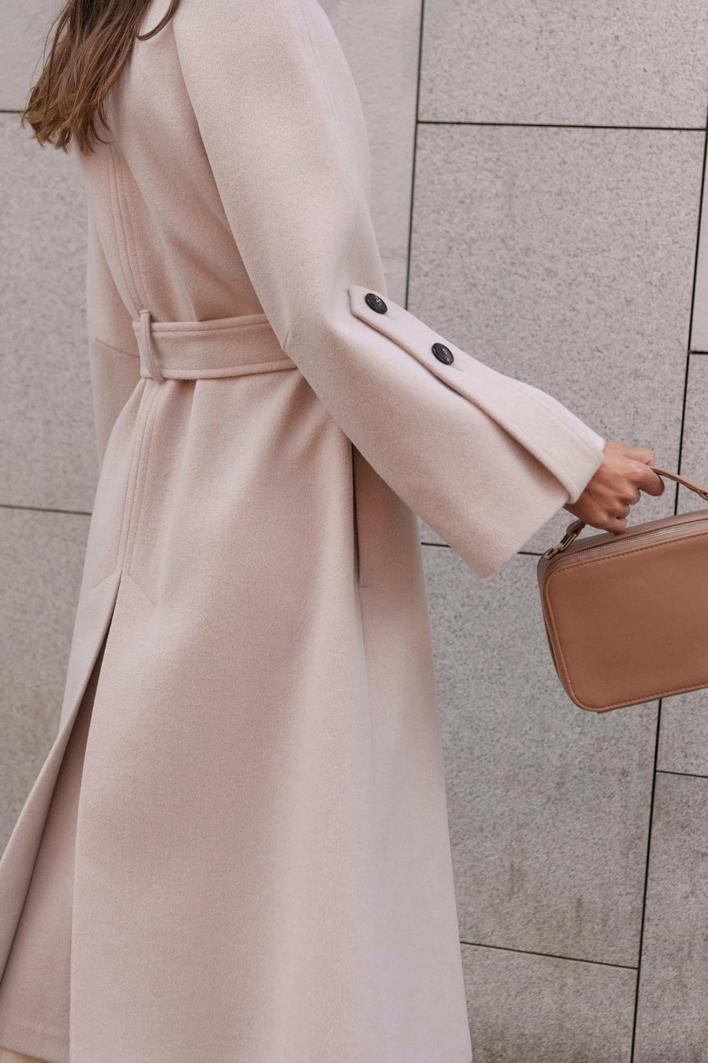 Пальто реглан со стойкой