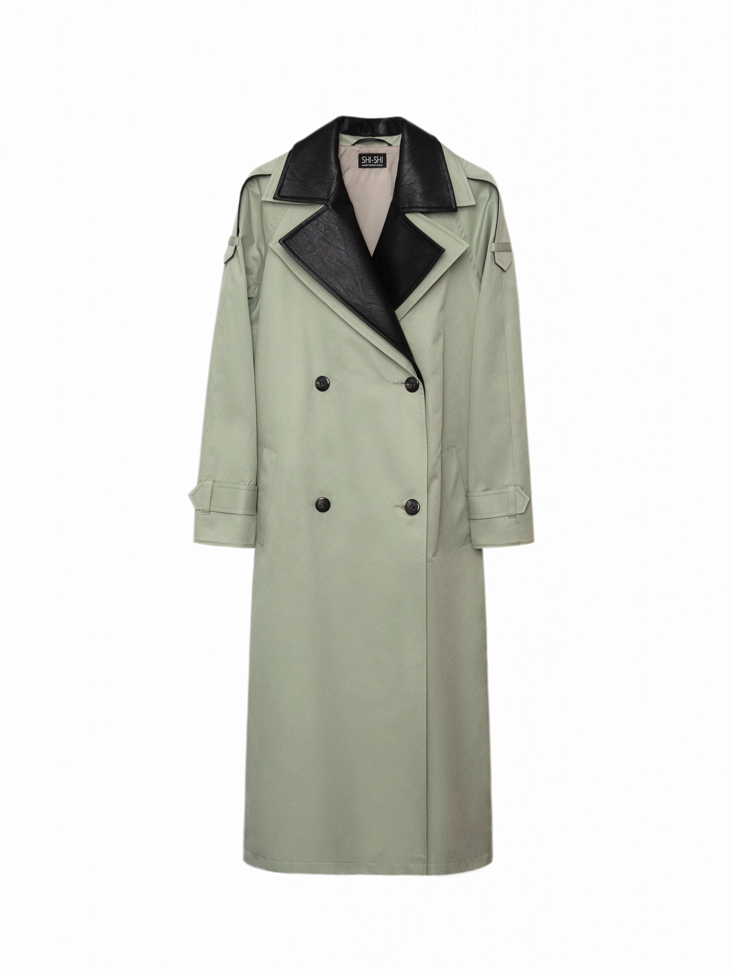 Тренч оверсайз со съёмной отделкой