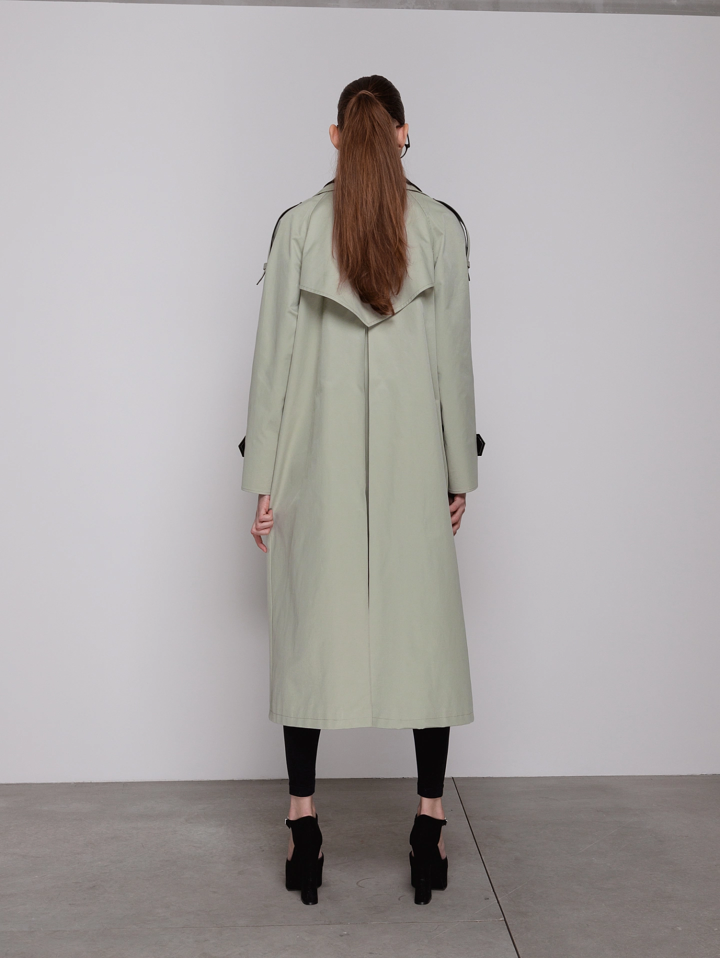 Тренч оверсайз со съёмной отделкой