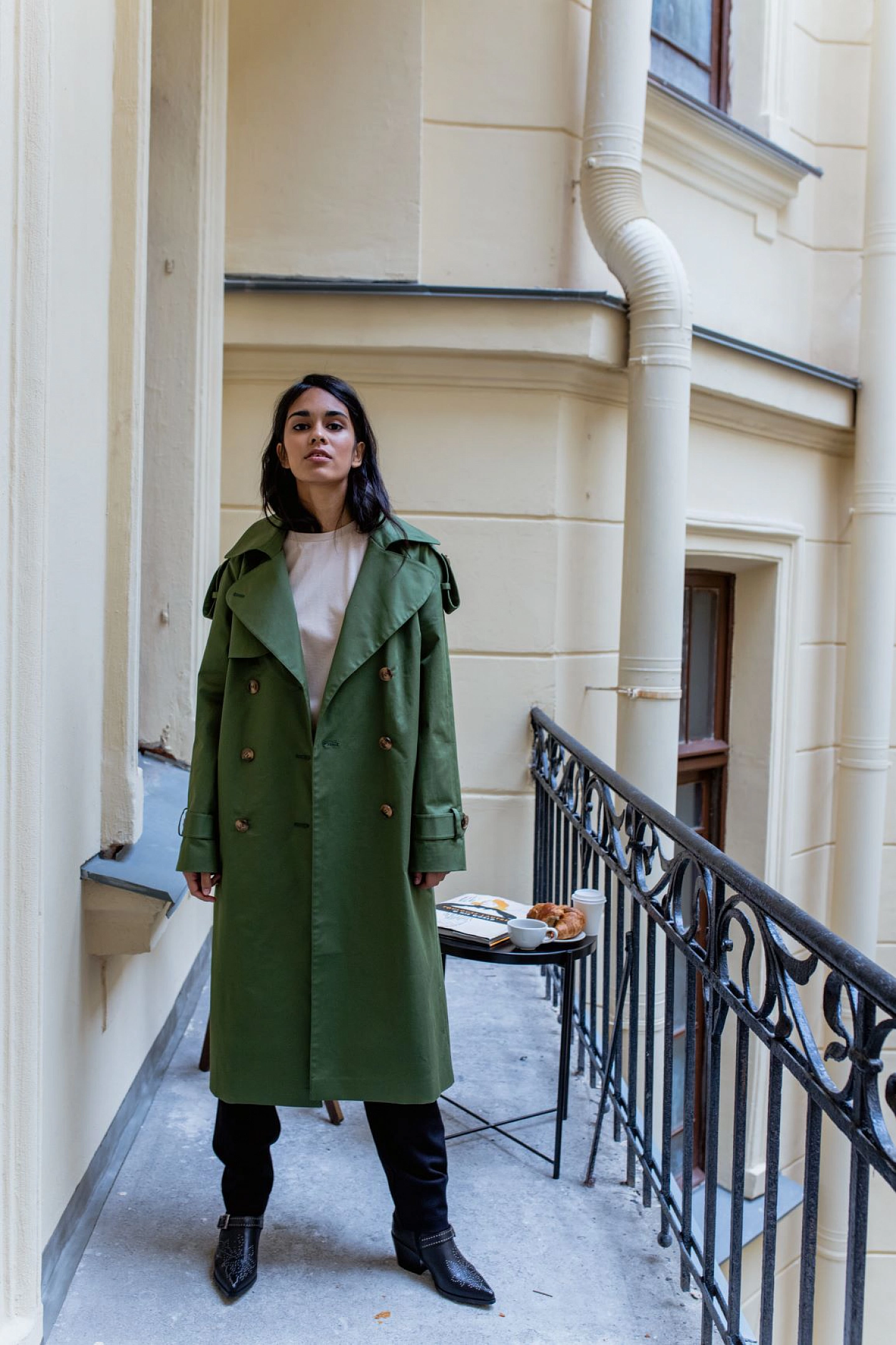 Тренч классик реглан