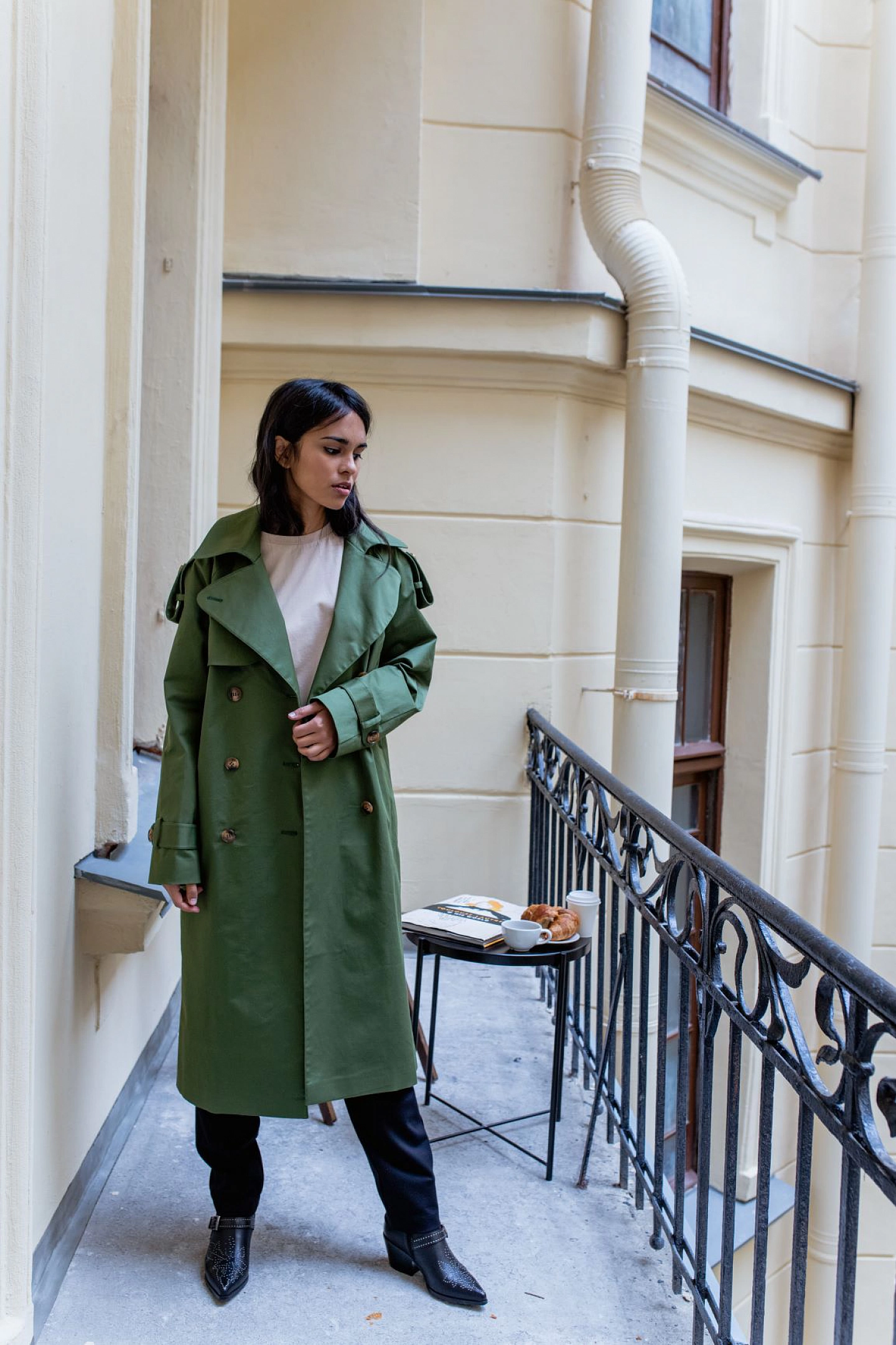 Тренч классик реглан