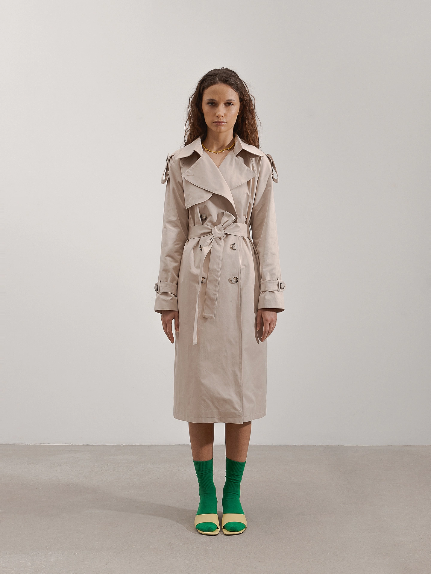 Тренч классик реглан