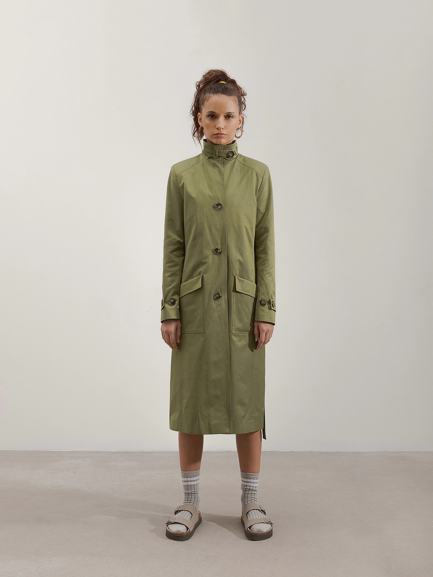 Тренч со стойкой