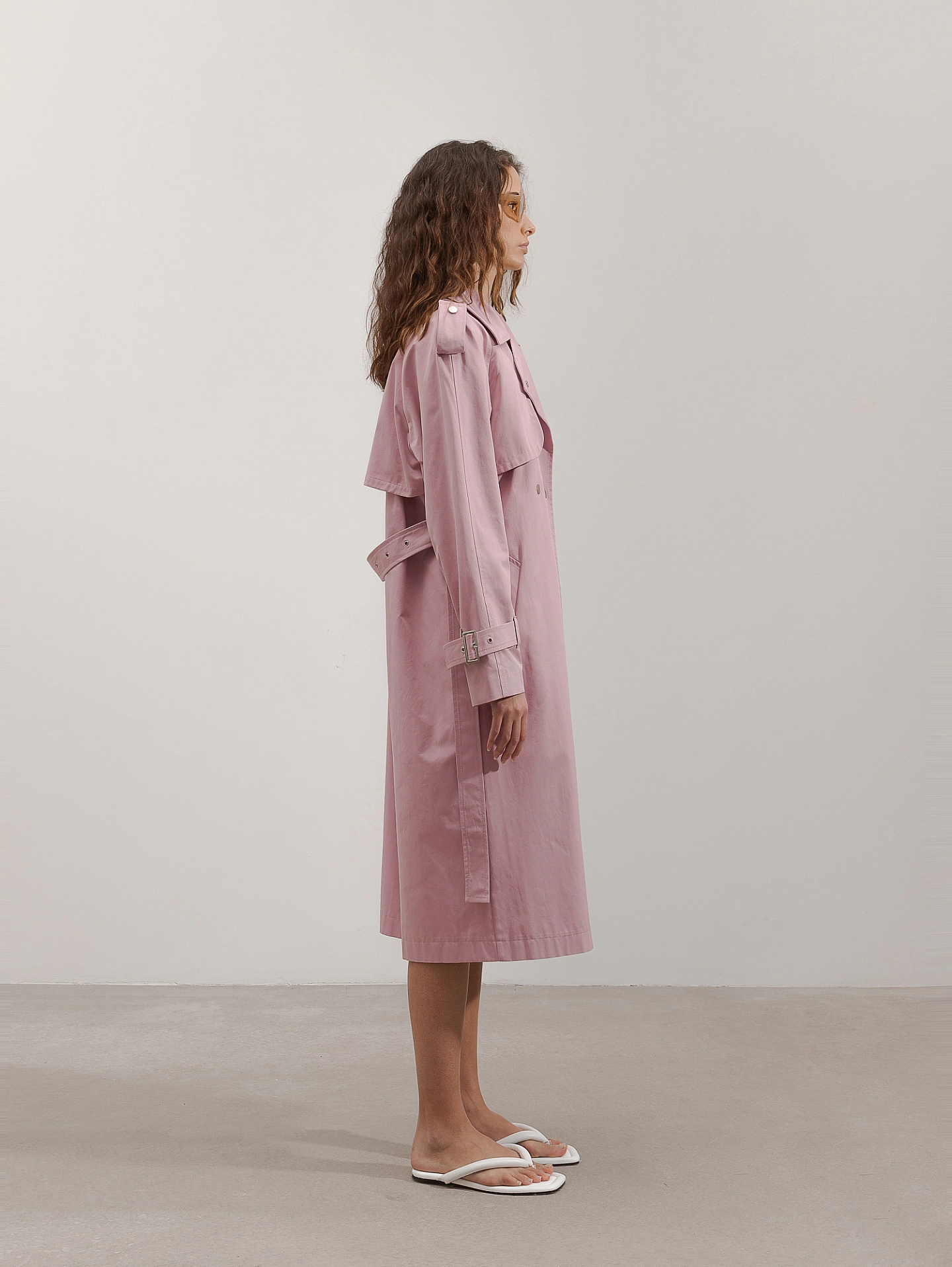 Тренч реглан с отлетной кокеткой