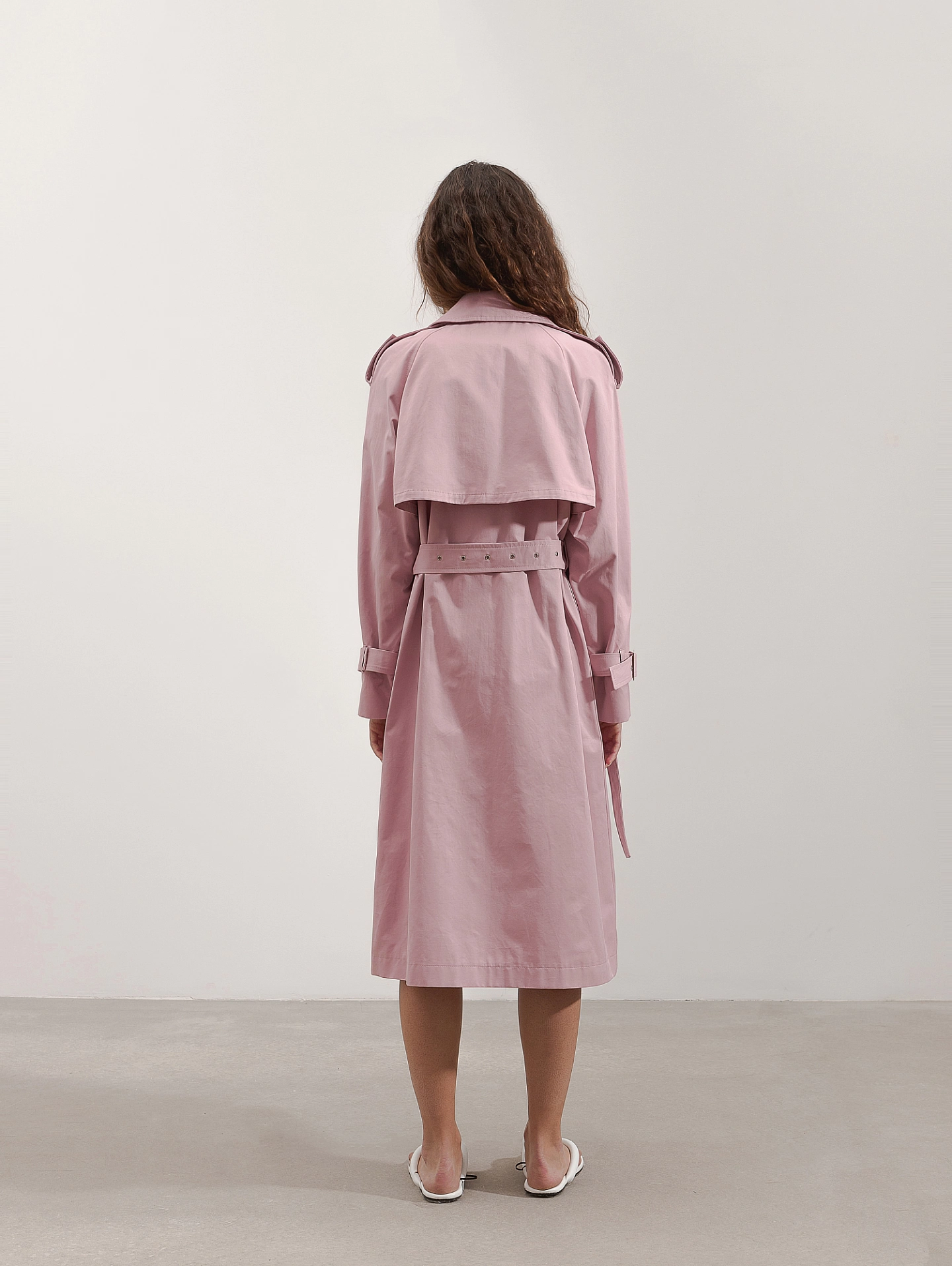 Тренч реглан с отлетной кокеткой