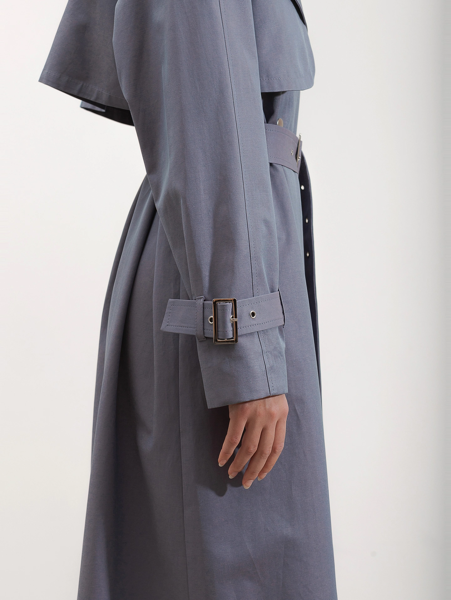 Тренч реглан с отлетной кокеткой