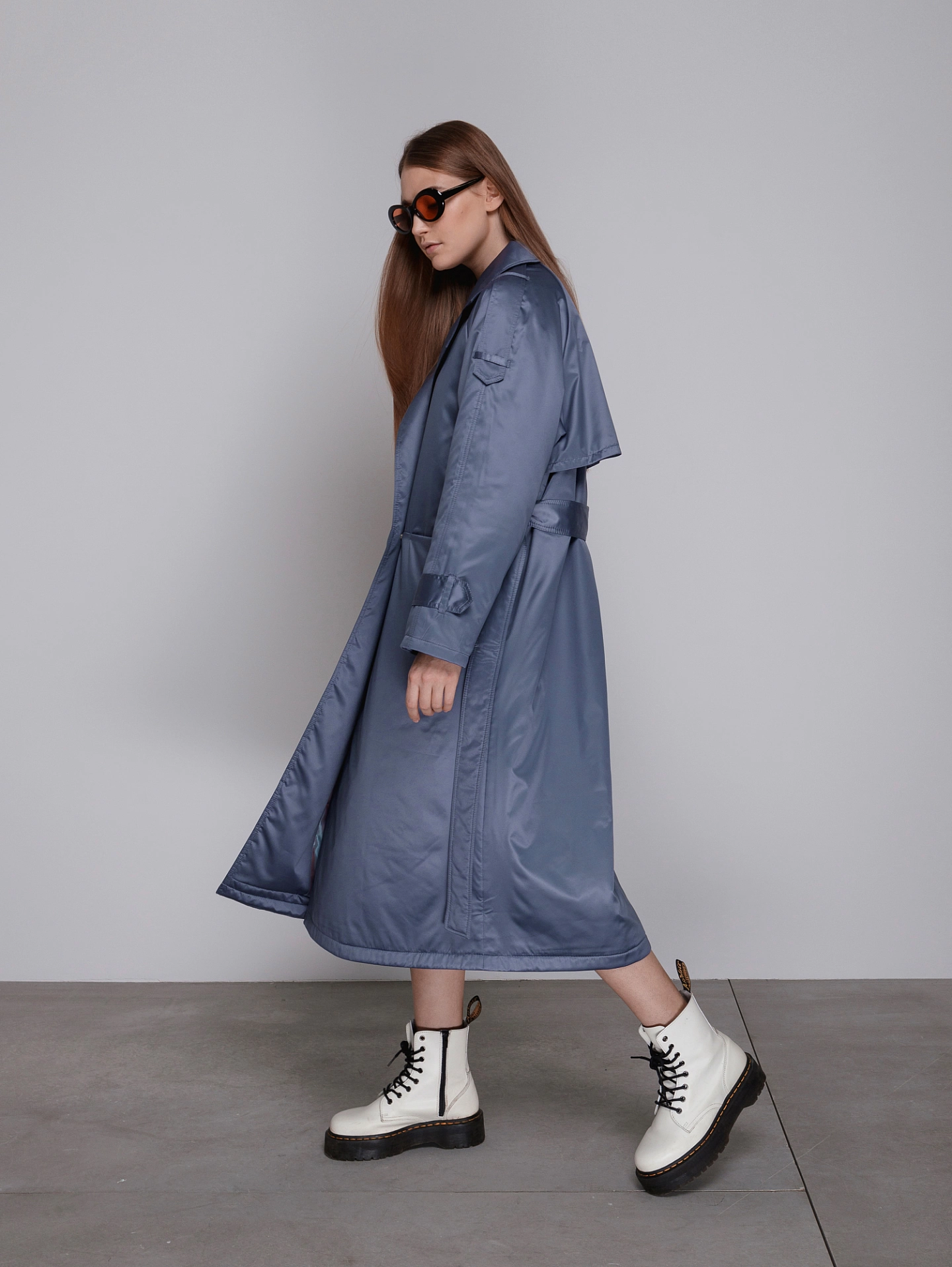 Плащ утеплённый