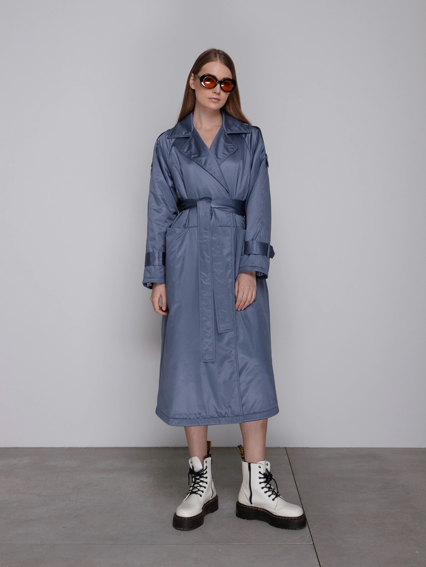 Плащ утеплённый