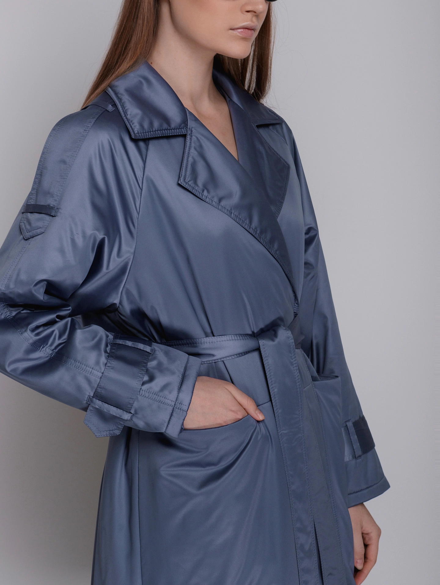 Плащ утеплённый