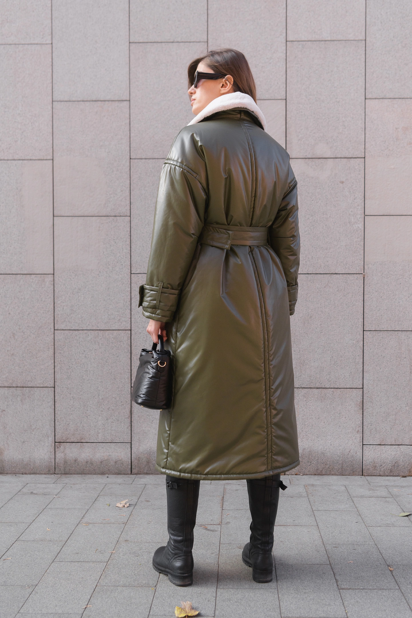 Пуховик со съёмным воротником