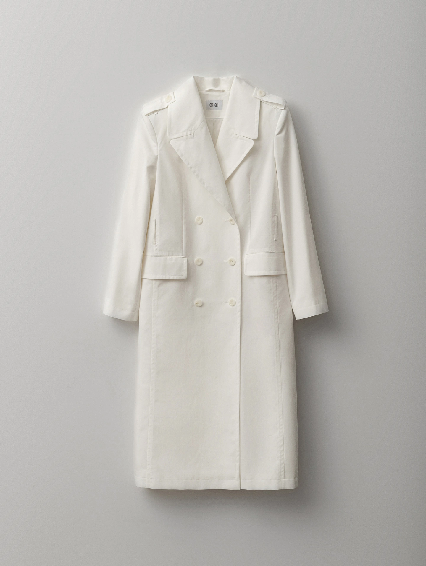 Тренч прямого кроя