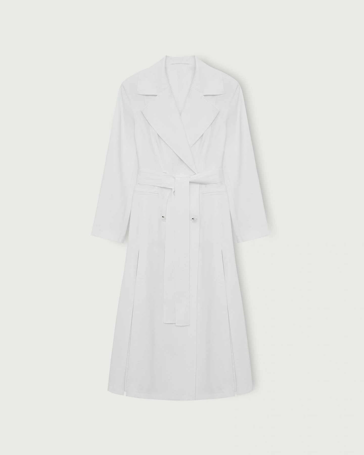 Тренч приталенный из лёгкой ткани